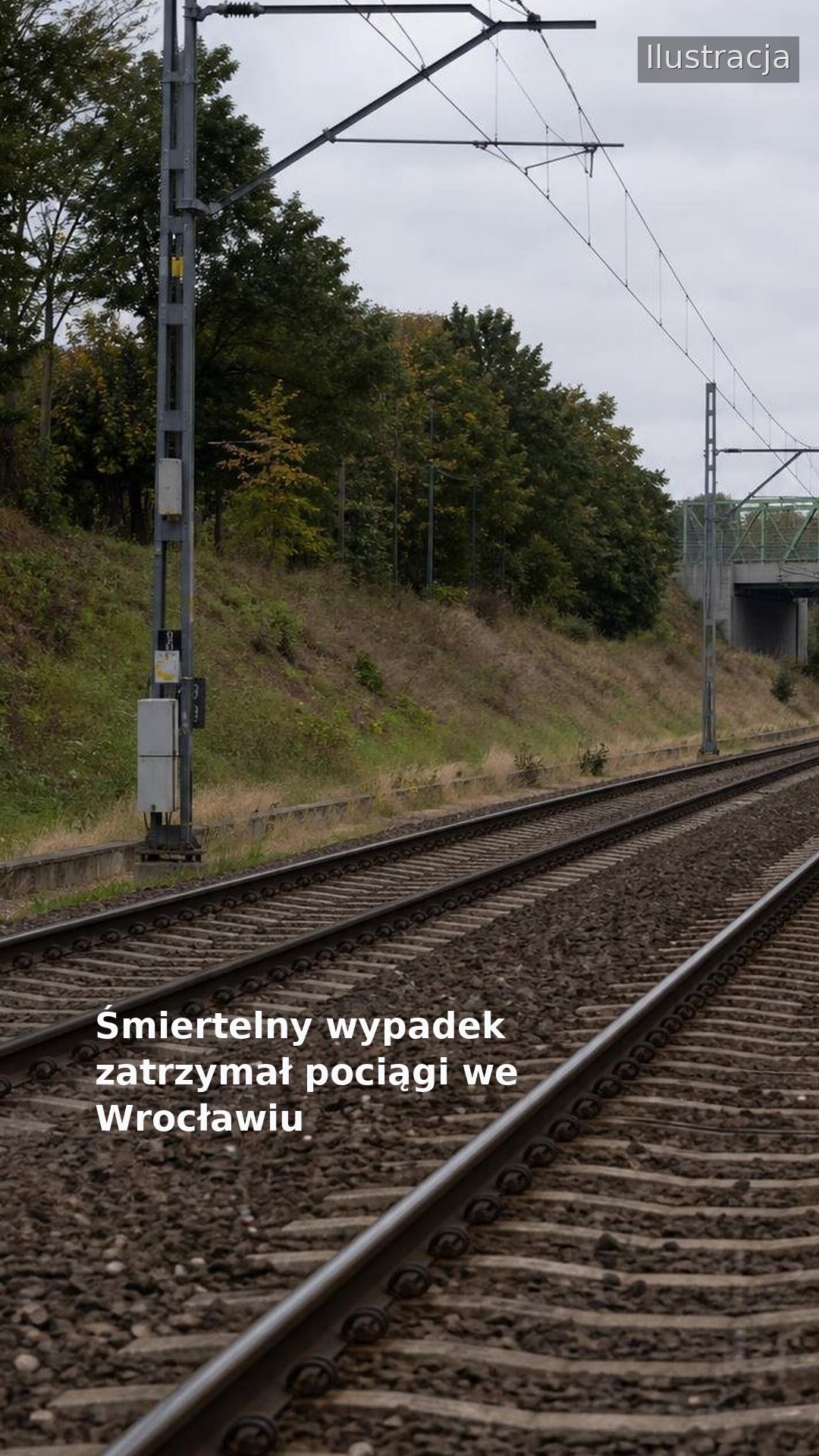 Śmiertelny wypadek zatrzymał pociągi we Wrocławiu