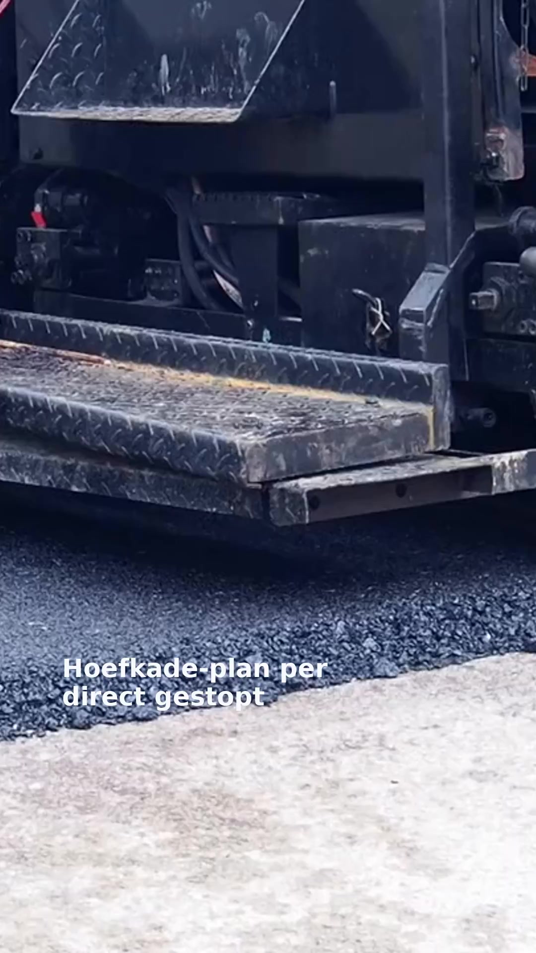 Hoefkade-plan per direct gestopt