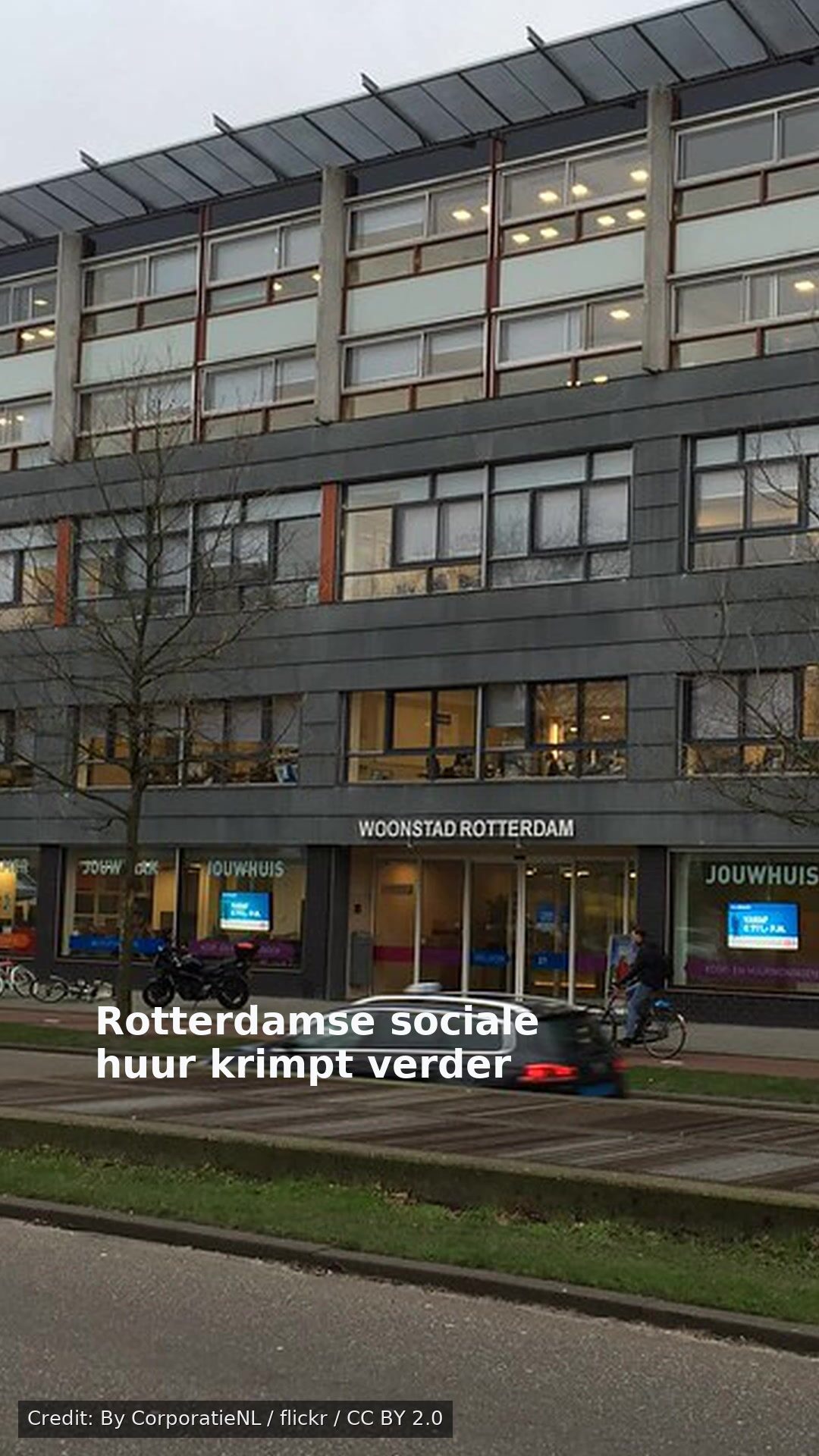 Rotterdamse sociale huur krimpt verder