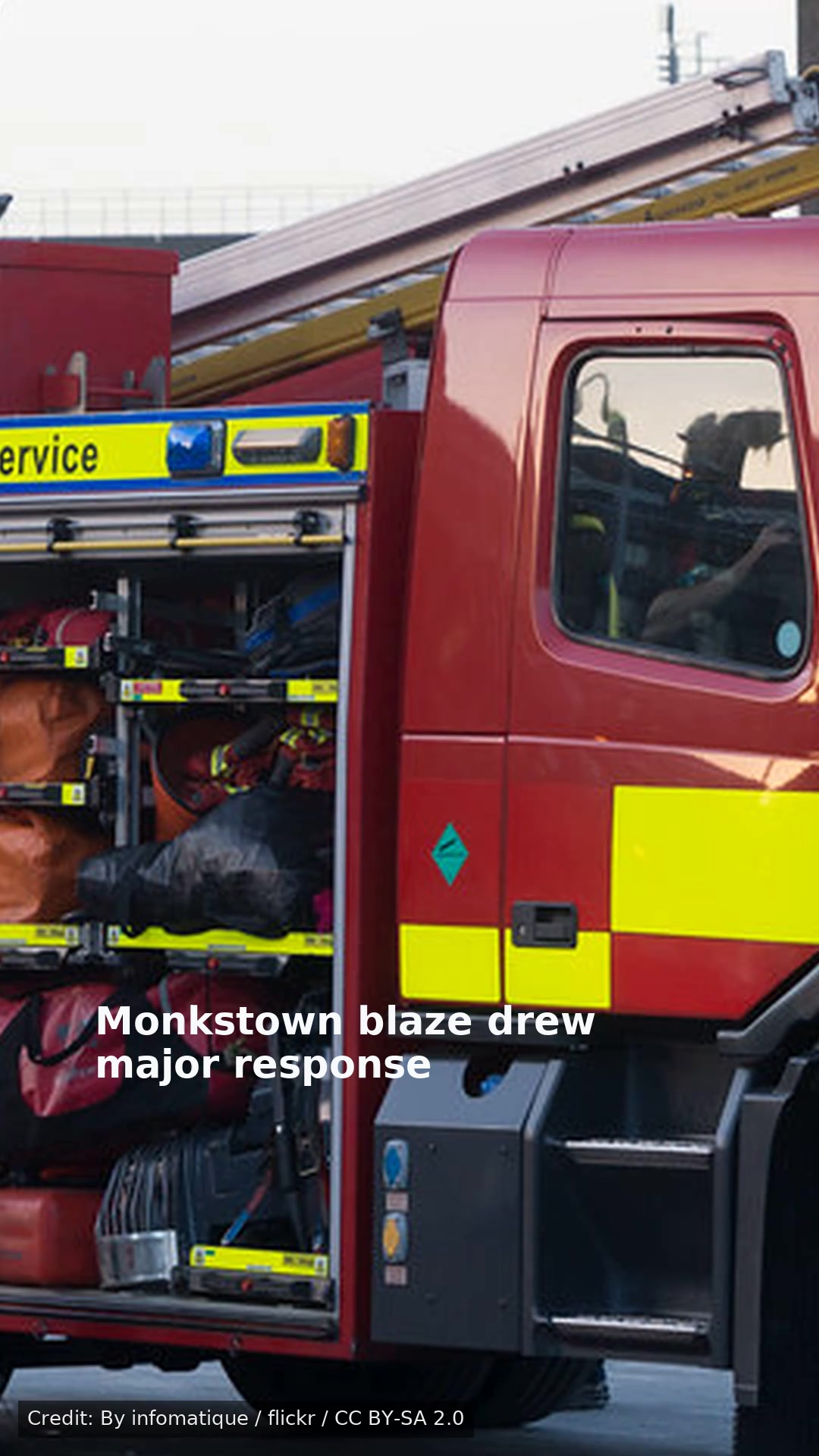 Monkstown blaze drew major response