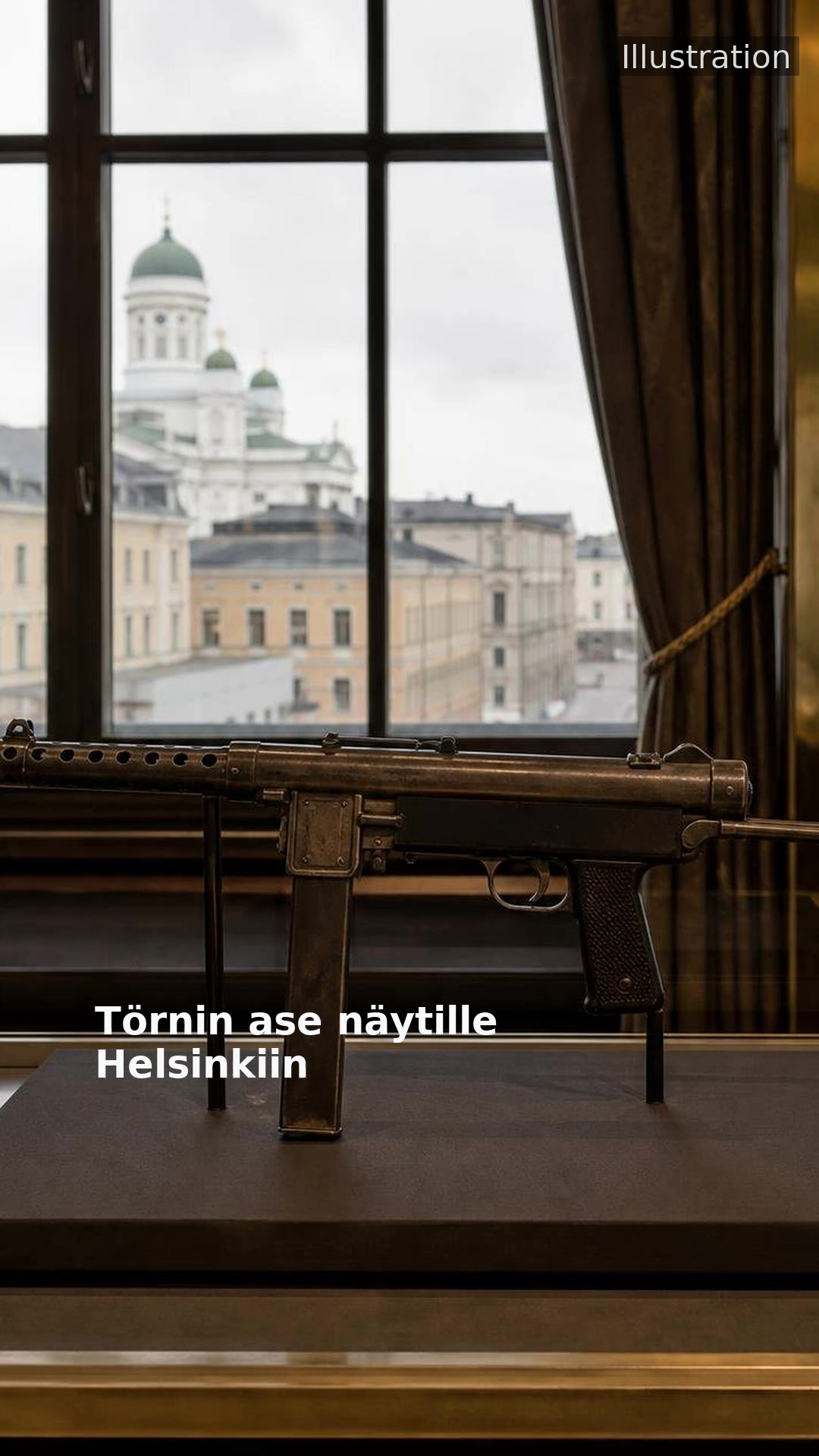 Törnin ase näytille Helsinkiin