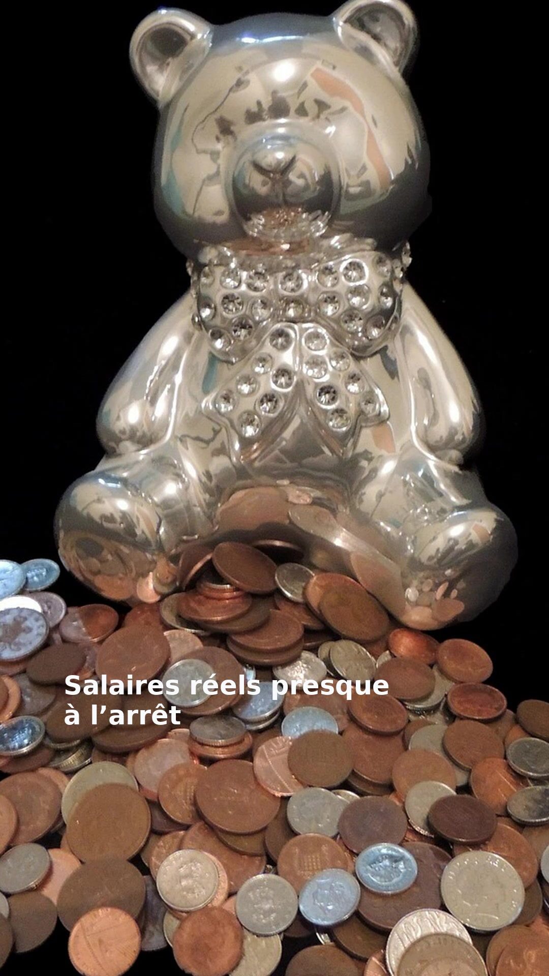 Salaires réels presque à l’arrêt