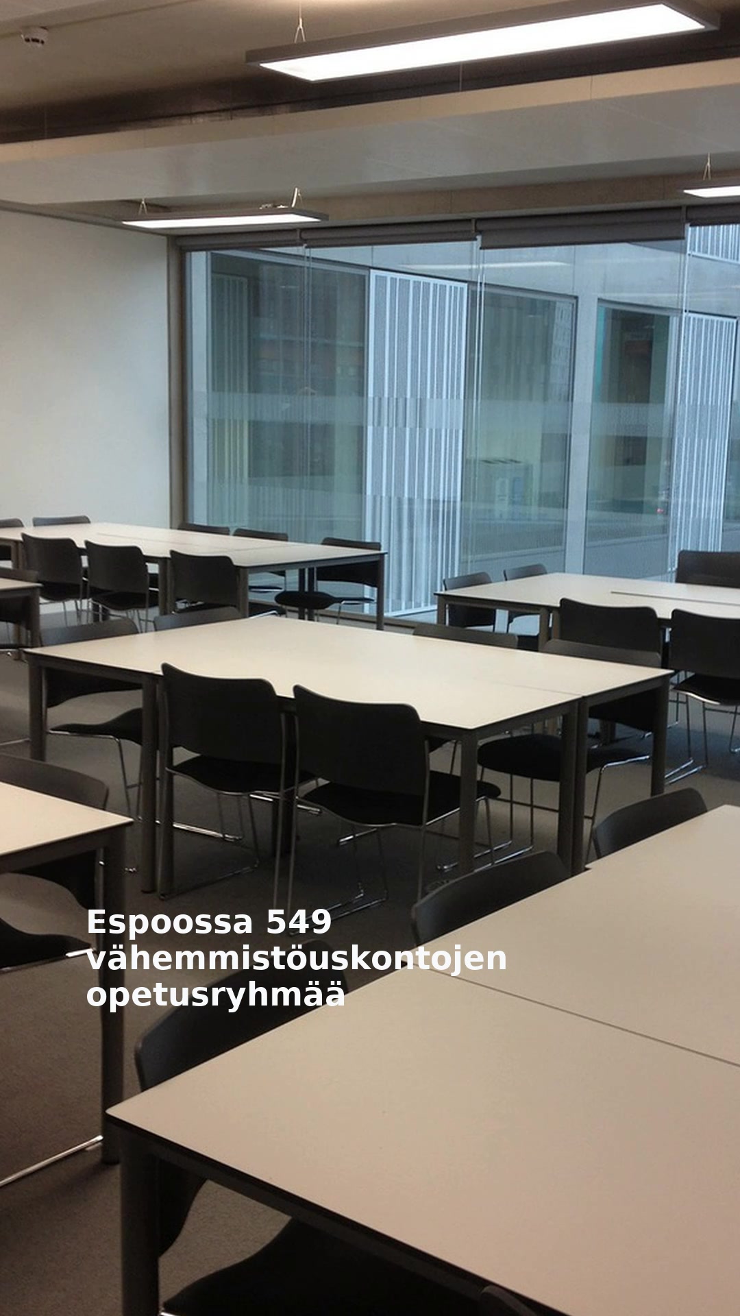 Espoossa 549 vähemmistöuskontojen opetusryhmää