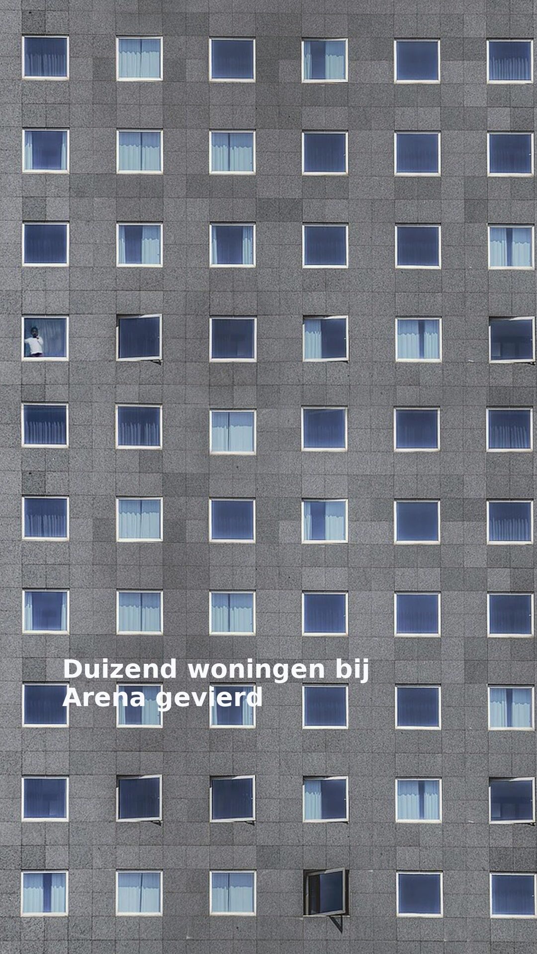 Duizend woningen bij Arena gevierd