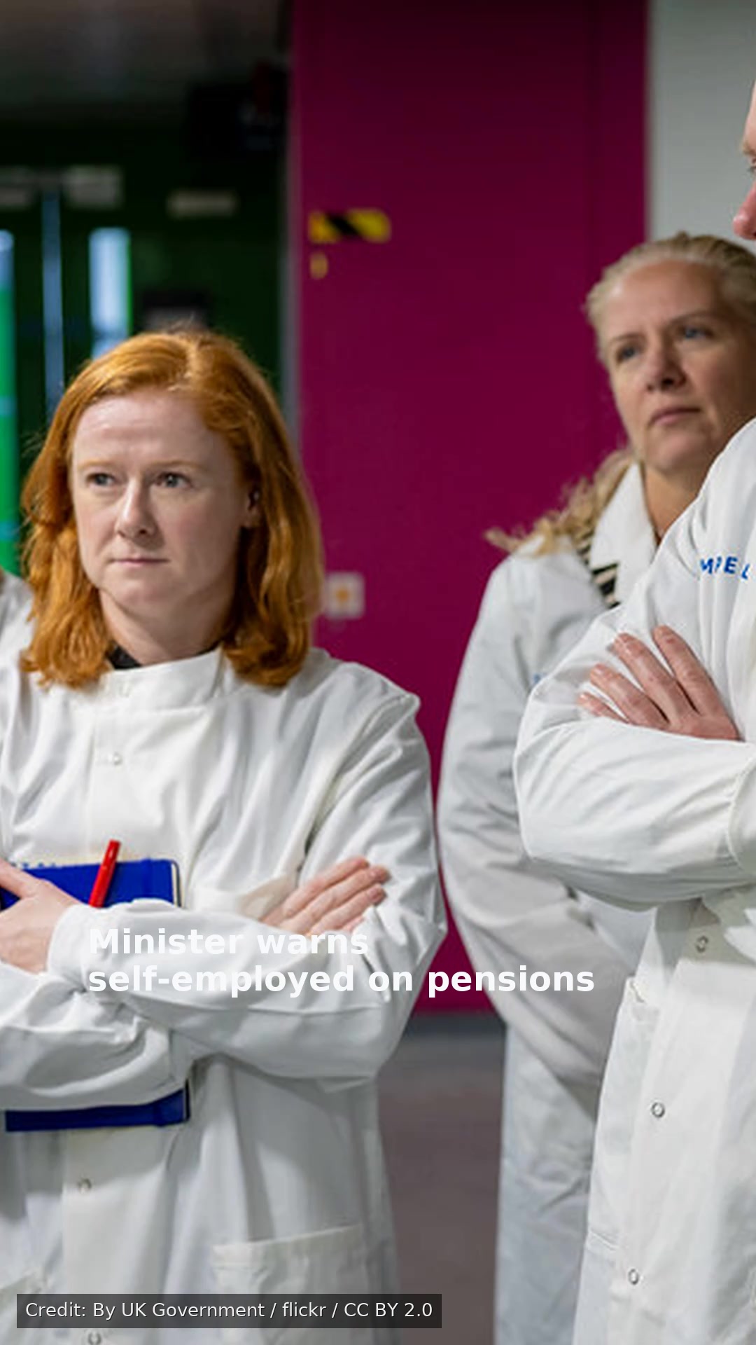 Minister warns self-employed on pensions