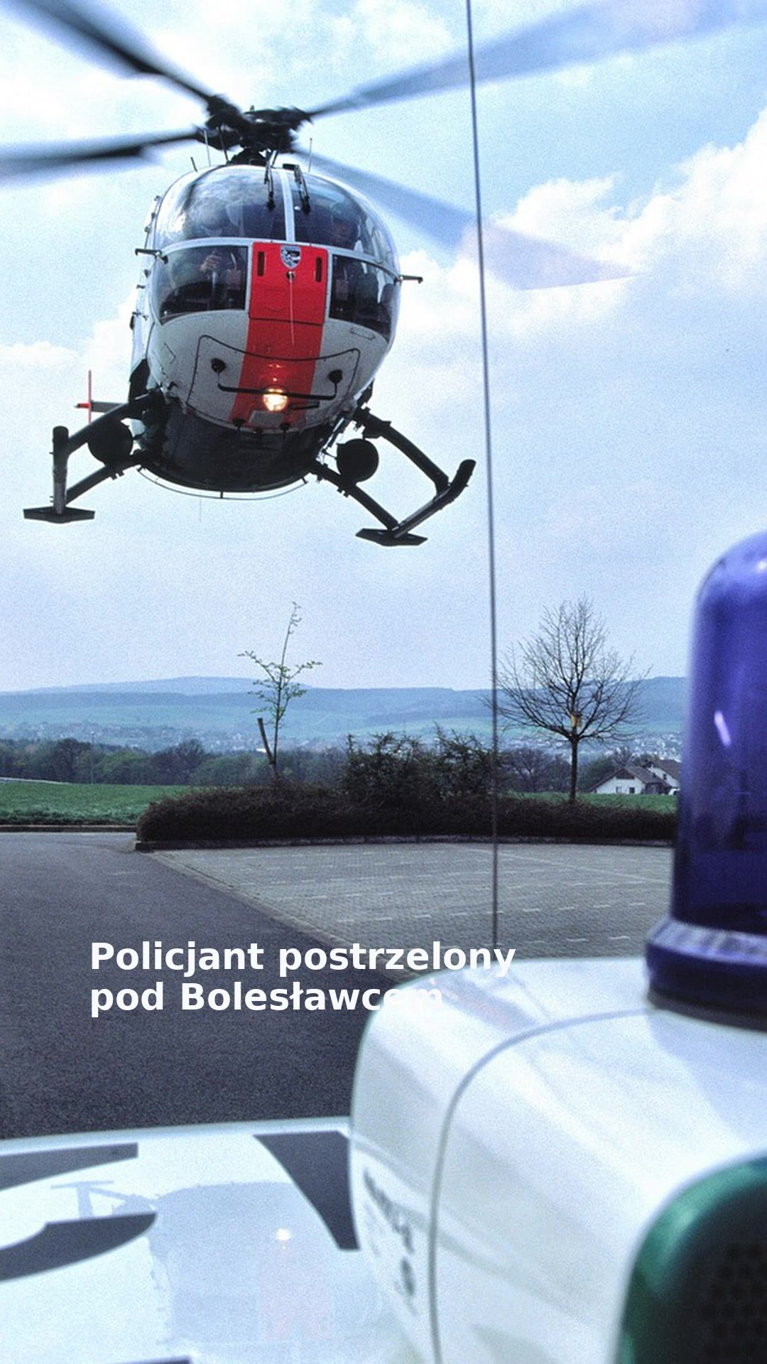 Policjant postrzelony pod Bolesławcem