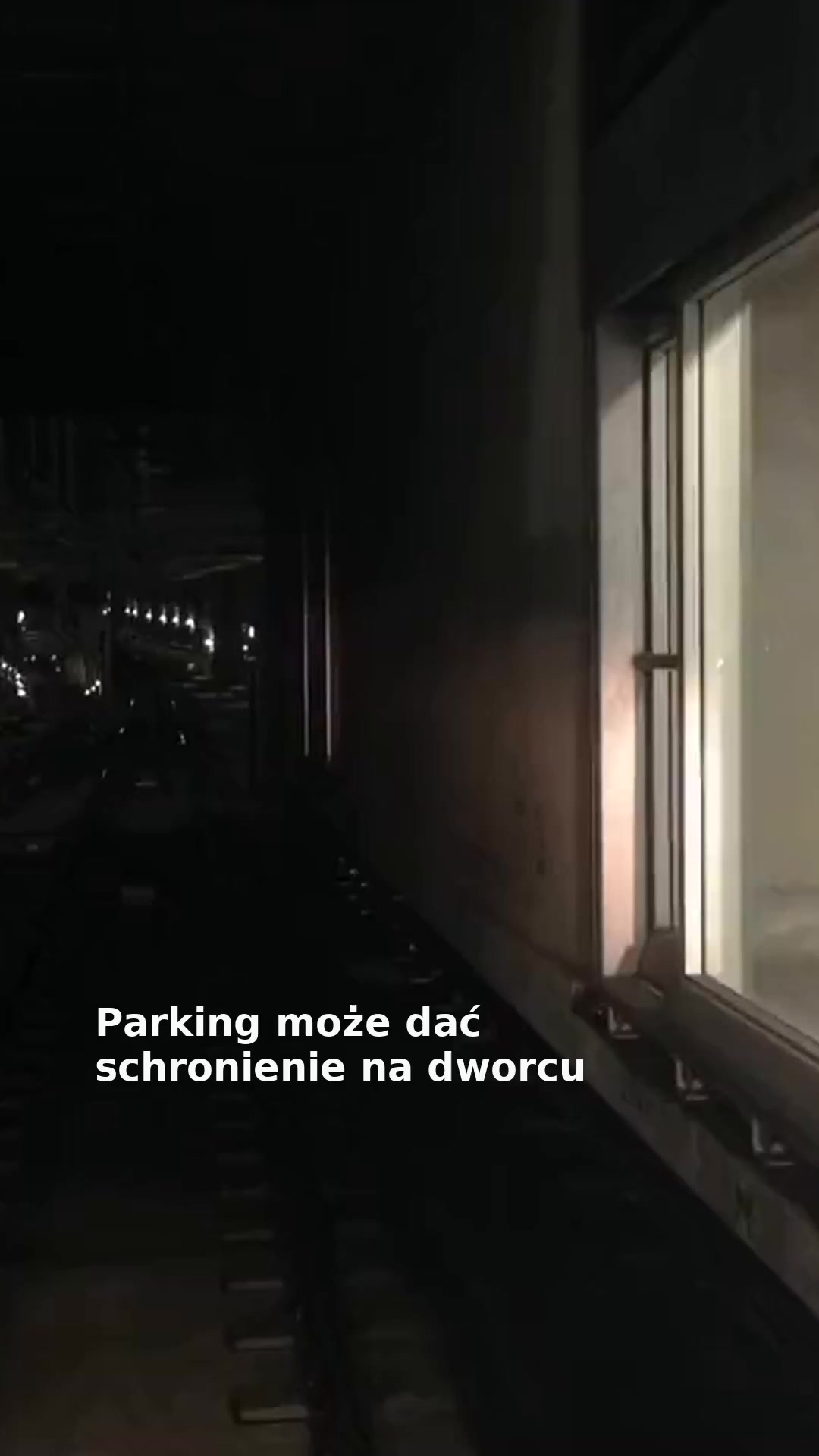 Parking może dać schronienie na dworcu