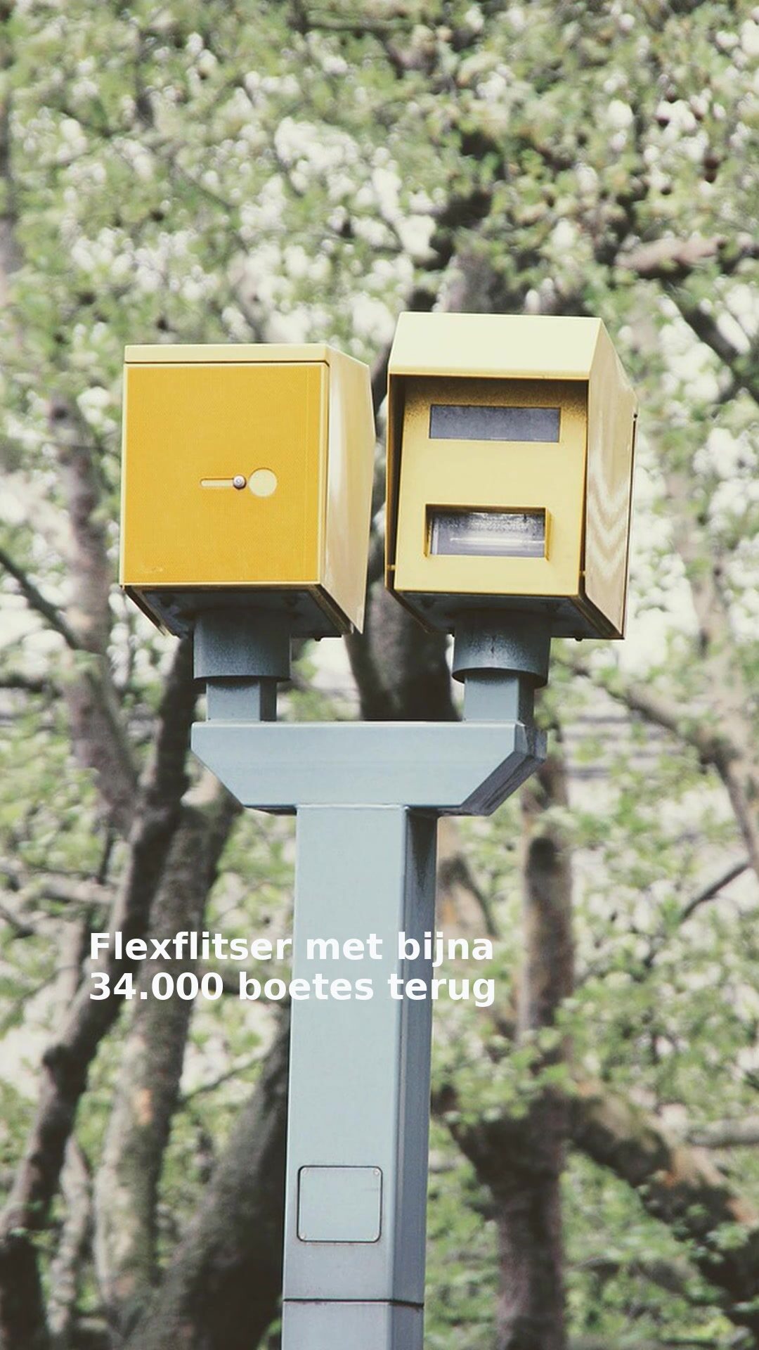 Flexflitser met bijna 34.000 boetes terug