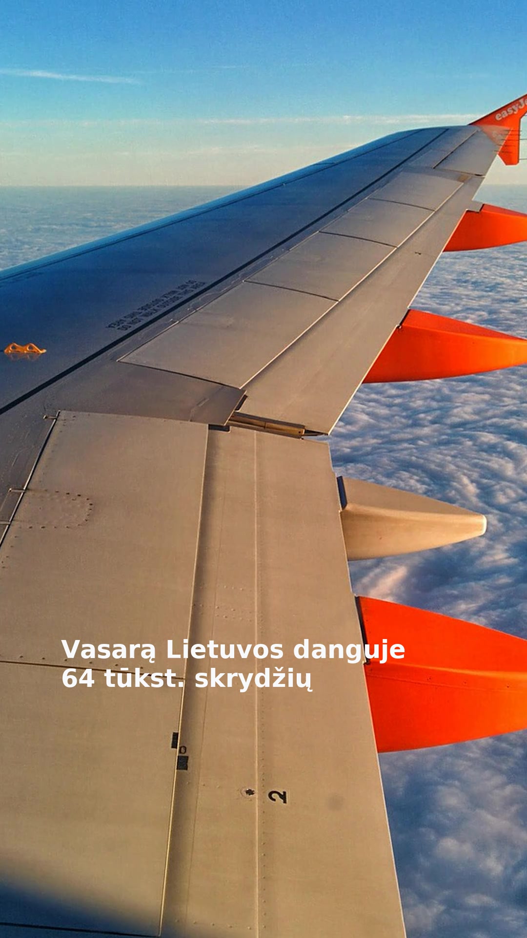 Vasarą Lietuvos danguje 64 tūkst. skrydžių