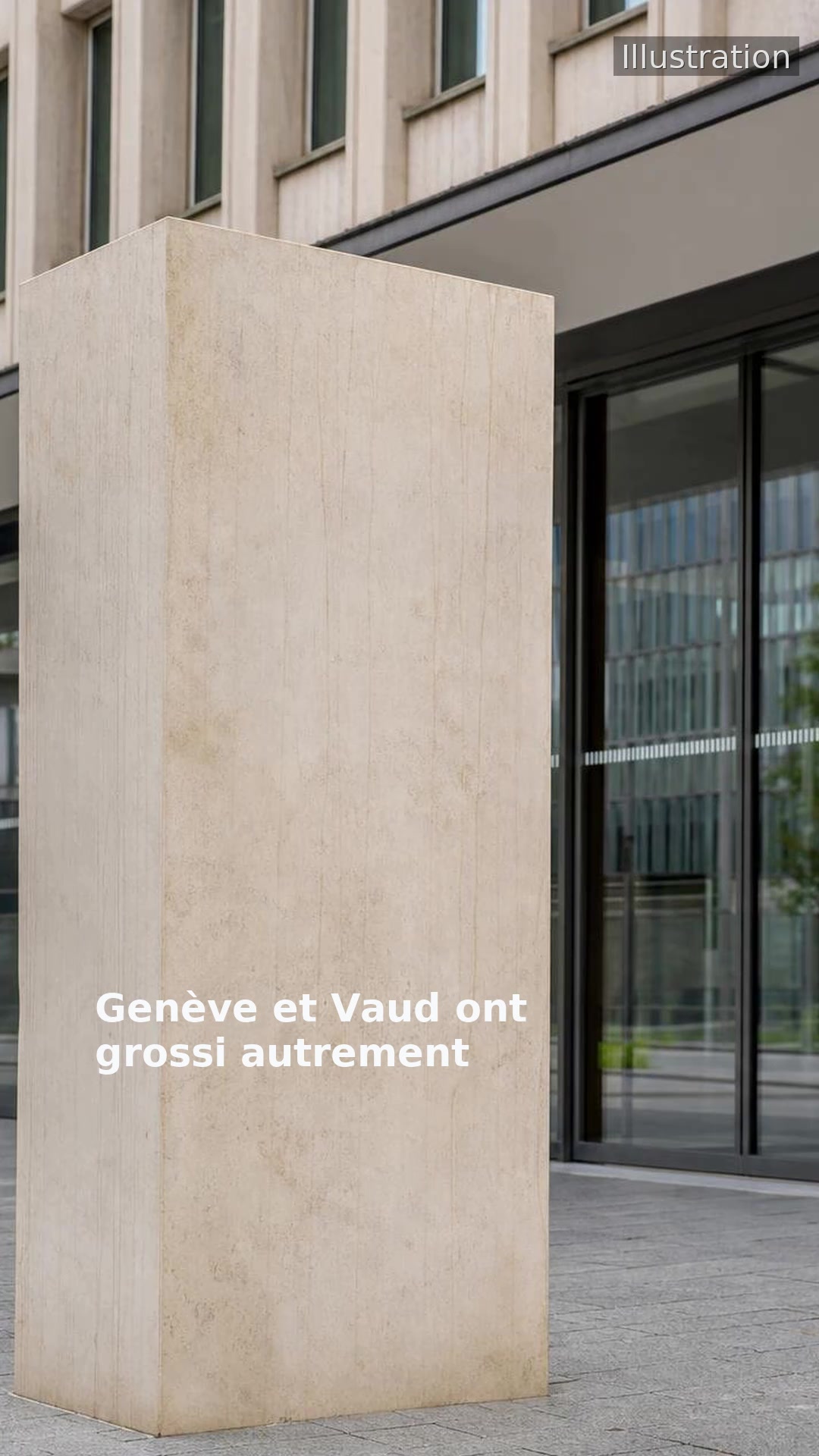 Genève et Vaud ont grossi autrement