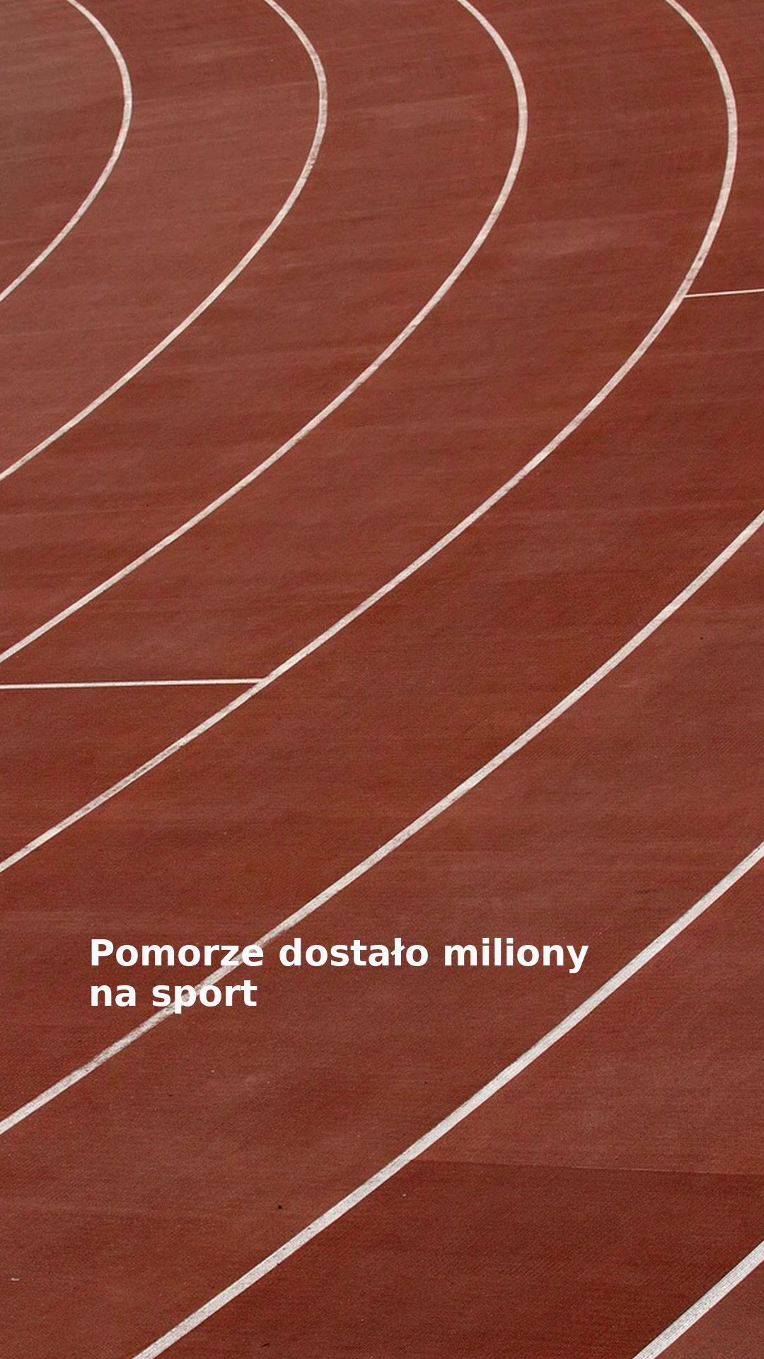 Pomorze dostało miliony na sport