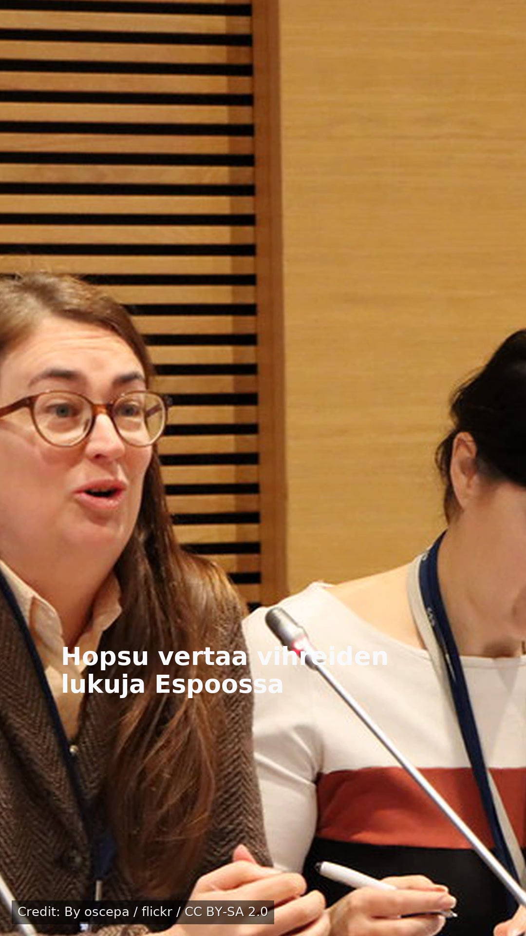 Hopsu vertaa vihreiden lukuja Espoossa