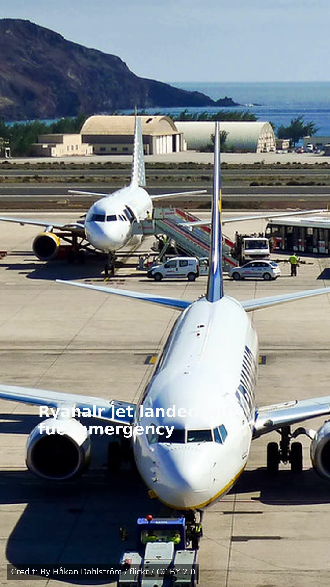 Ryanair jet landed with fuel emergency
