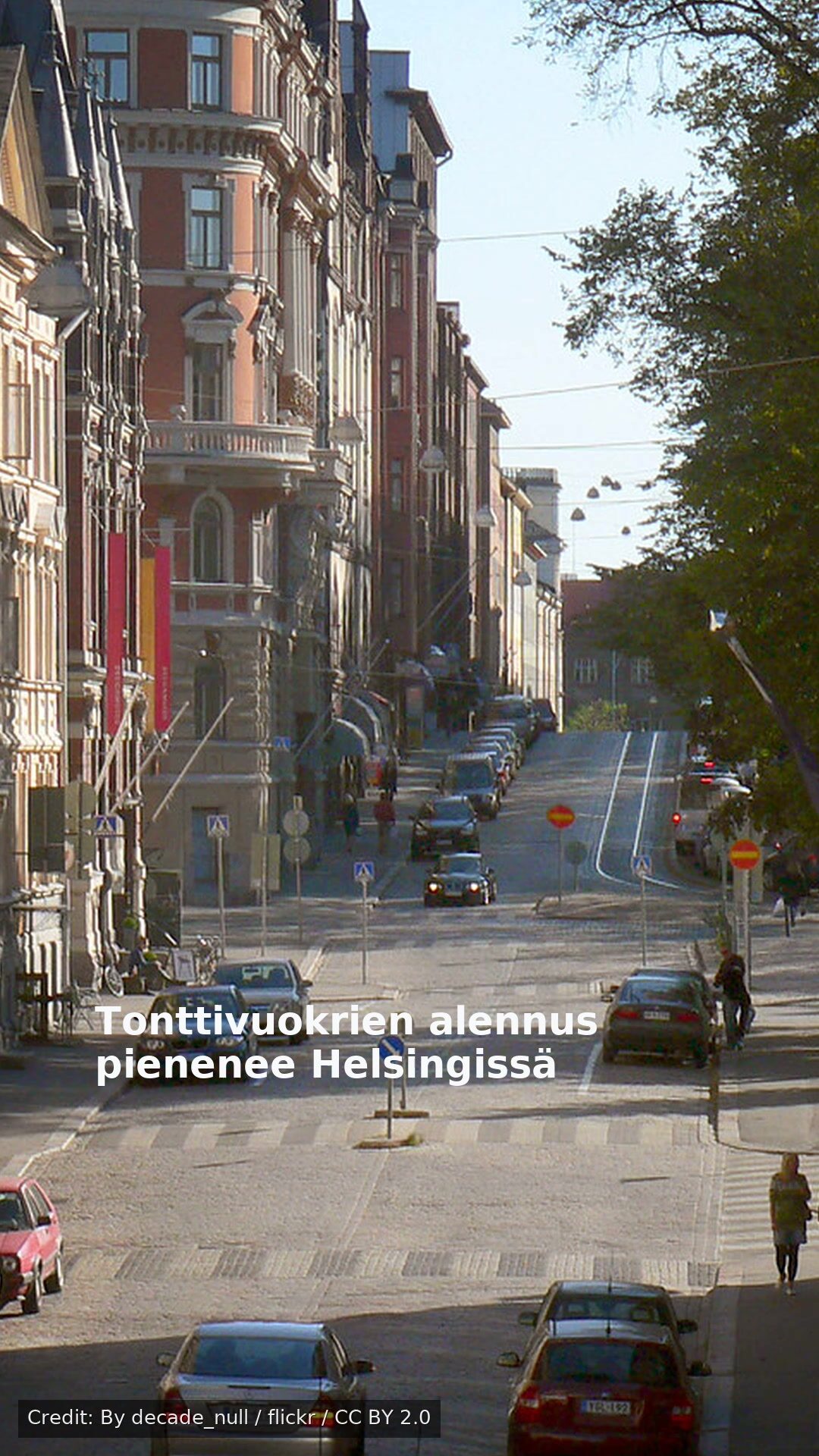 Tonttivuokrien alennus pienenee Helsingissä