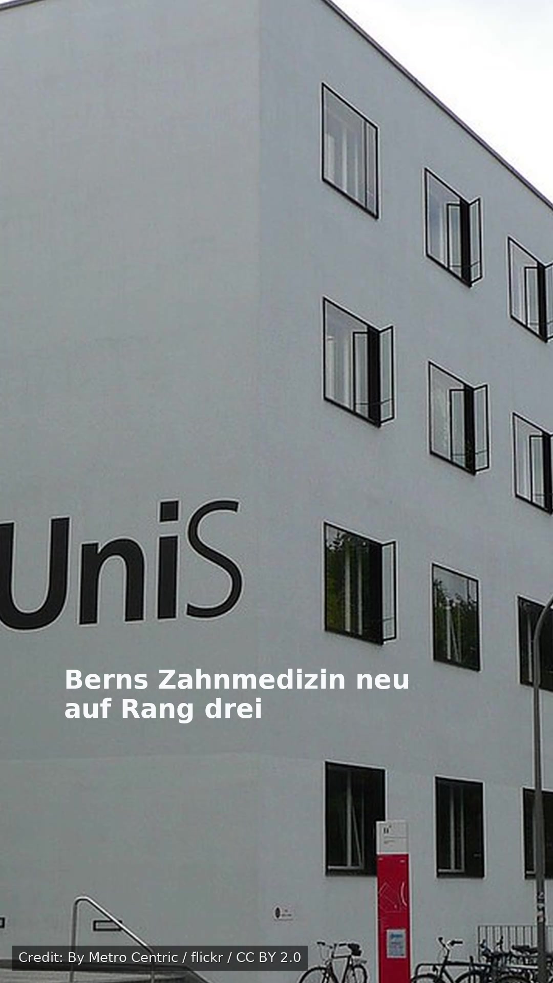 Berns Zahnmedizin neu auf Rang drei