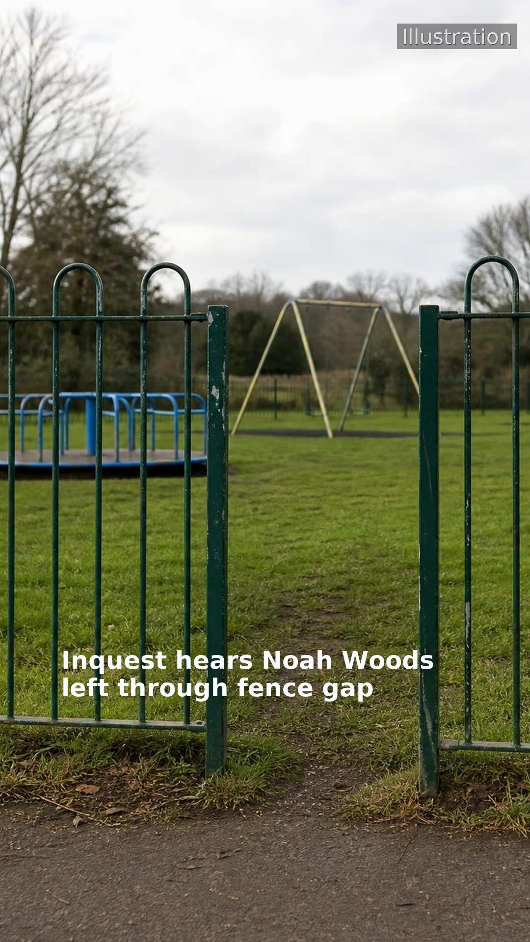 Inquest hears Noah Woods left through fence gap