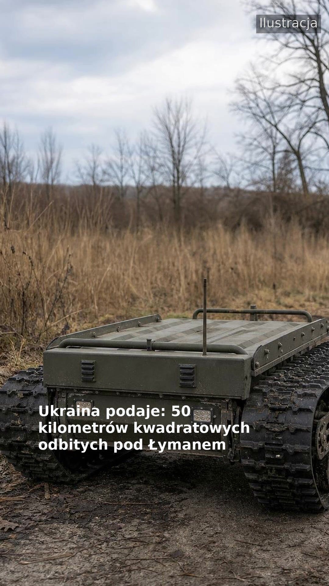 Ukraina podaje: 50 kilometrów kwadratowych odbitych pod Łymanem