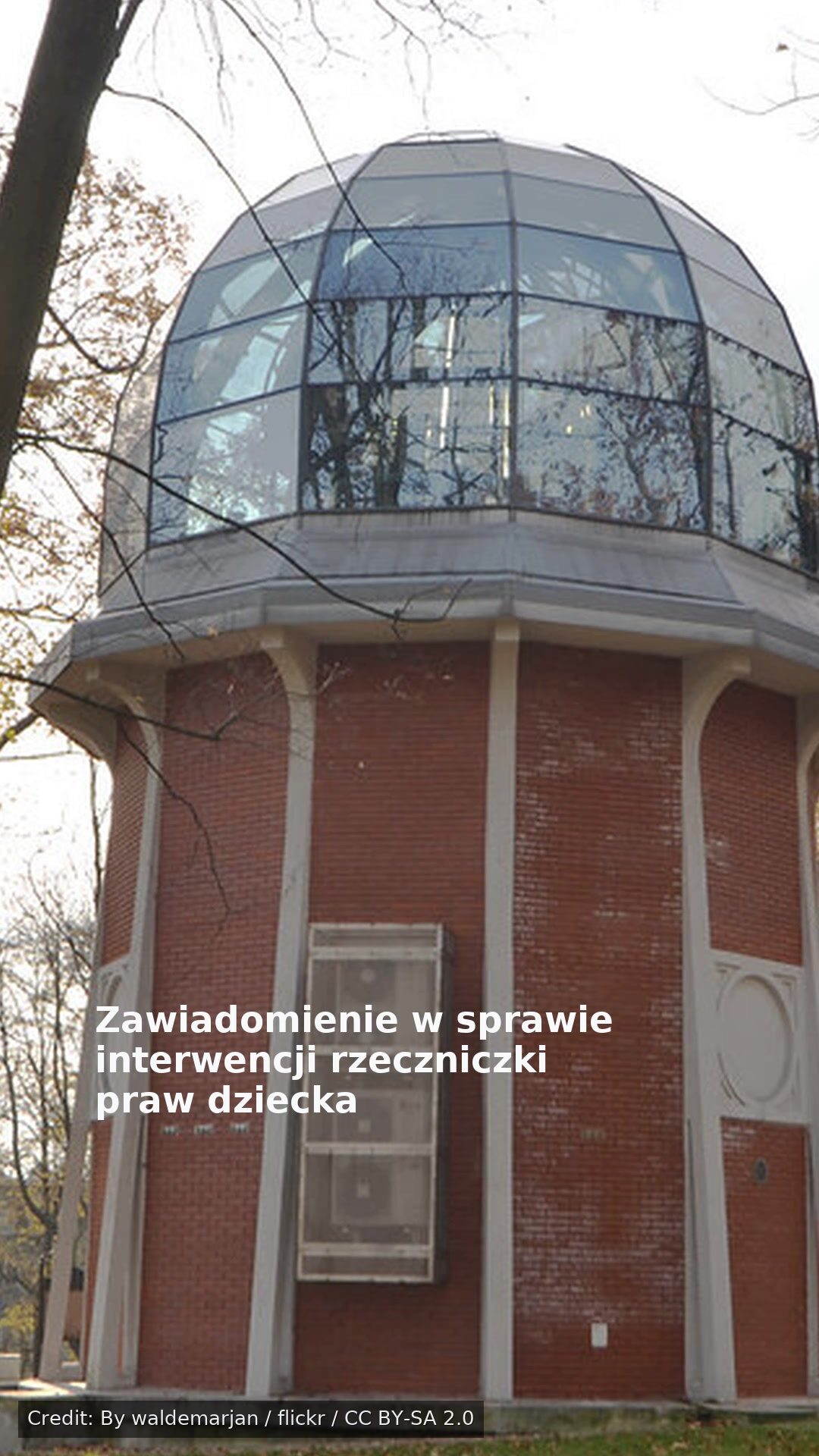 Zawiadomienie w sprawie interwencji rzeczniczki praw dziecka