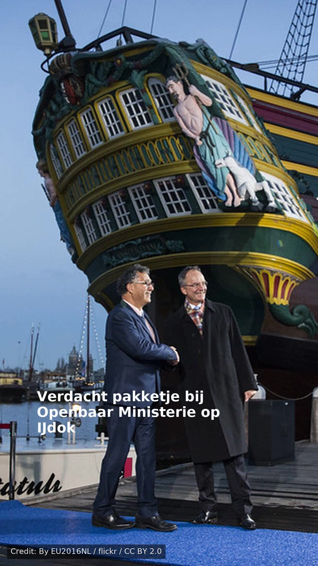 Verdacht pakketje bij Openbaar Ministerie op IJdok