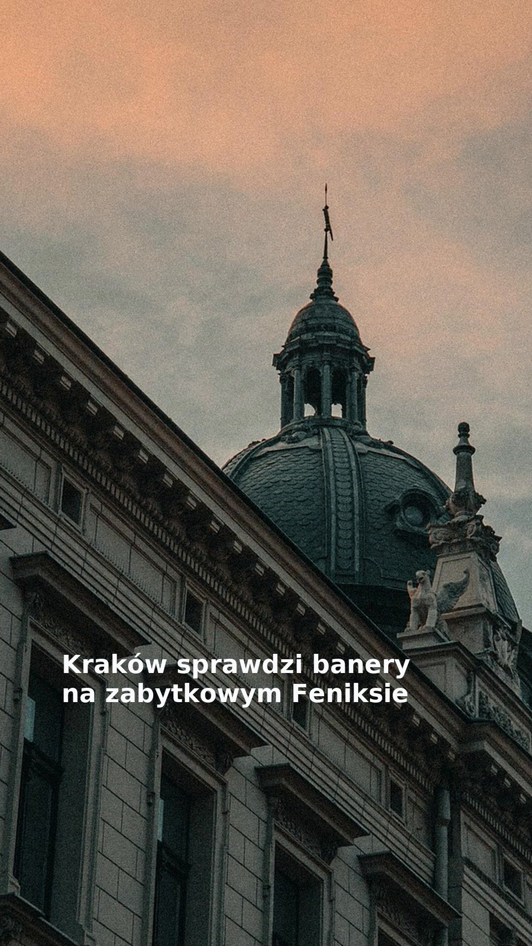 Kraków sprawdzi banery na zabytkowym Feniksie