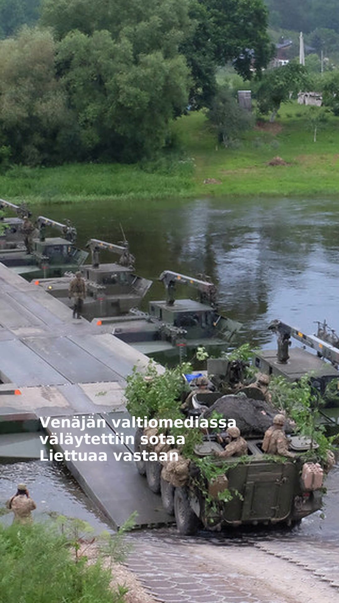 Venäjän valtiomediassa väläytettiin sotaa Liettuaa vastaan