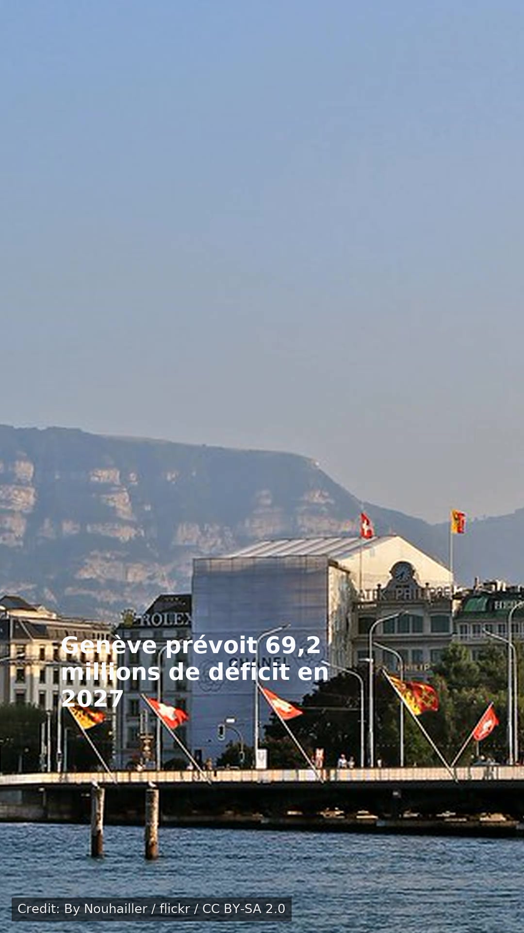Genève prévoit 69,2 millions de déficit en 2027
