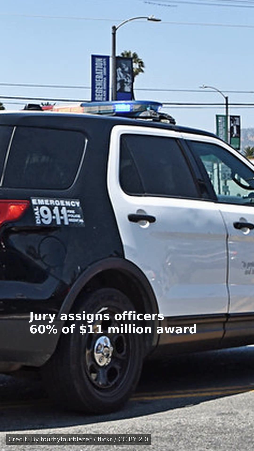 Jury assigns officers 60% of $11 million award