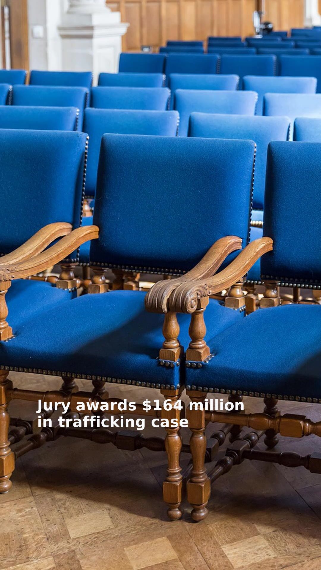 Jury awards $164 million in trafficking case