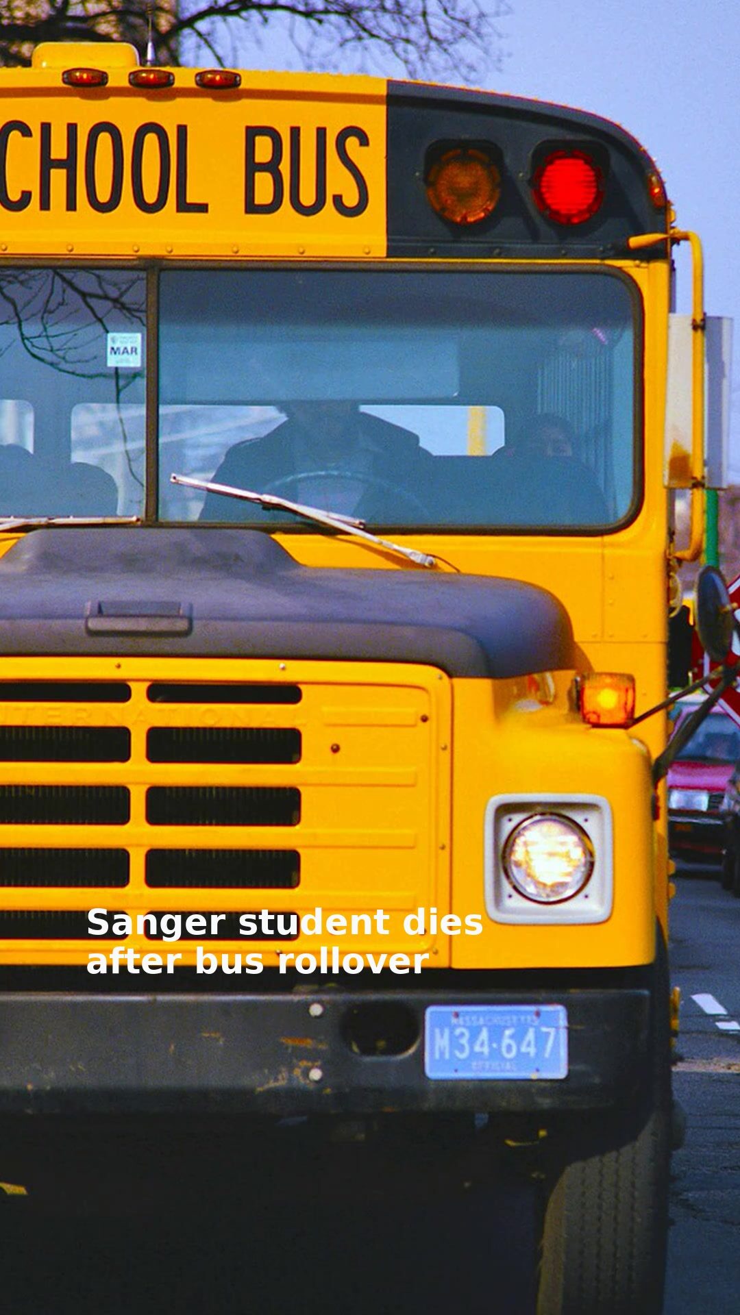Sanger student dies after bus rollover