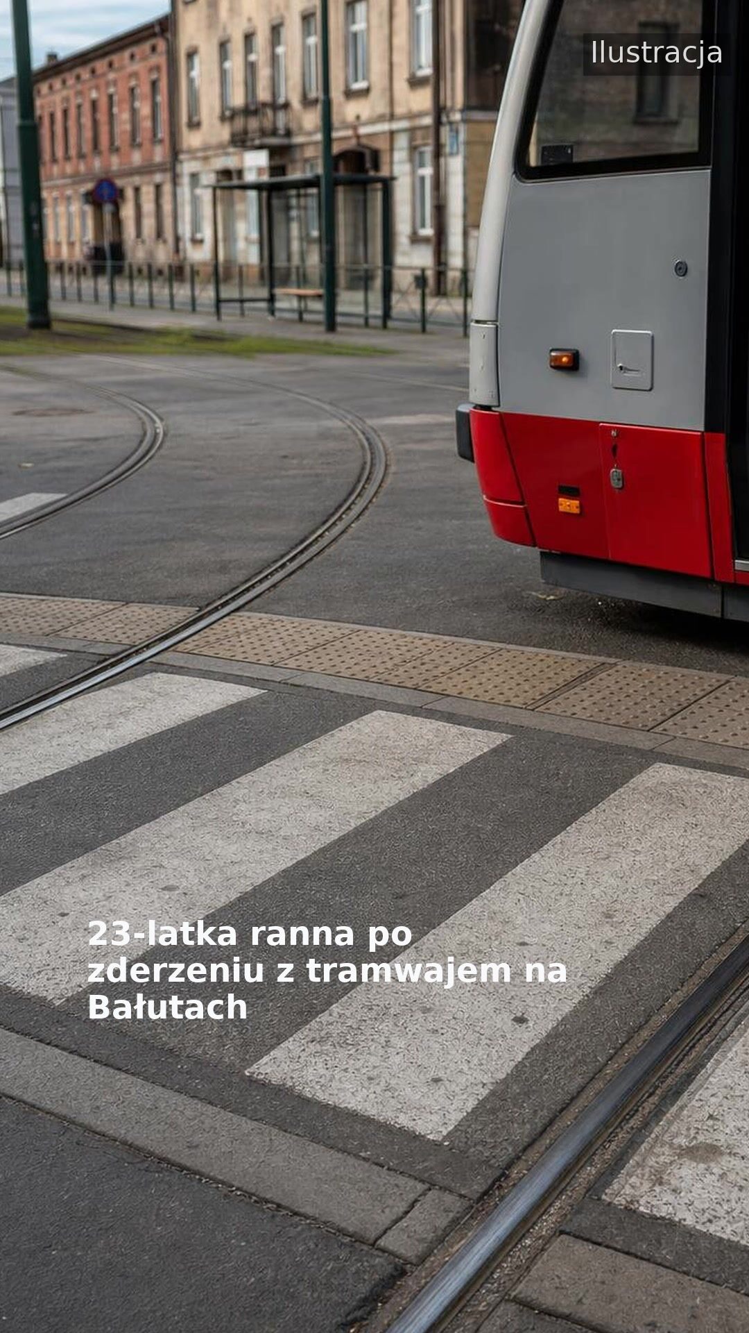 23-latka ranna po zderzeniu z tramwajem na Bałutach