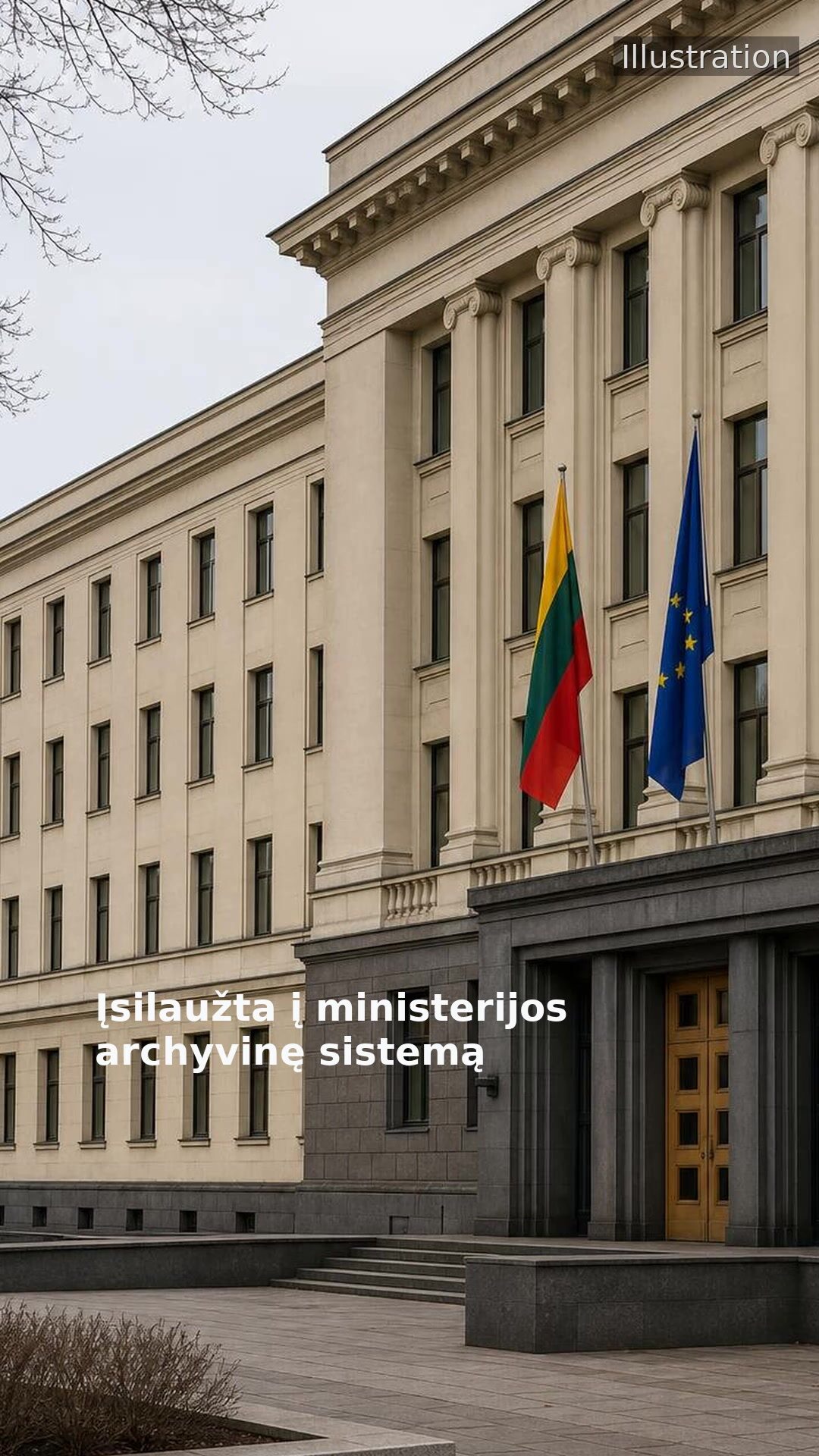 Įsilaužta į ministerijos archyvinę sistemą