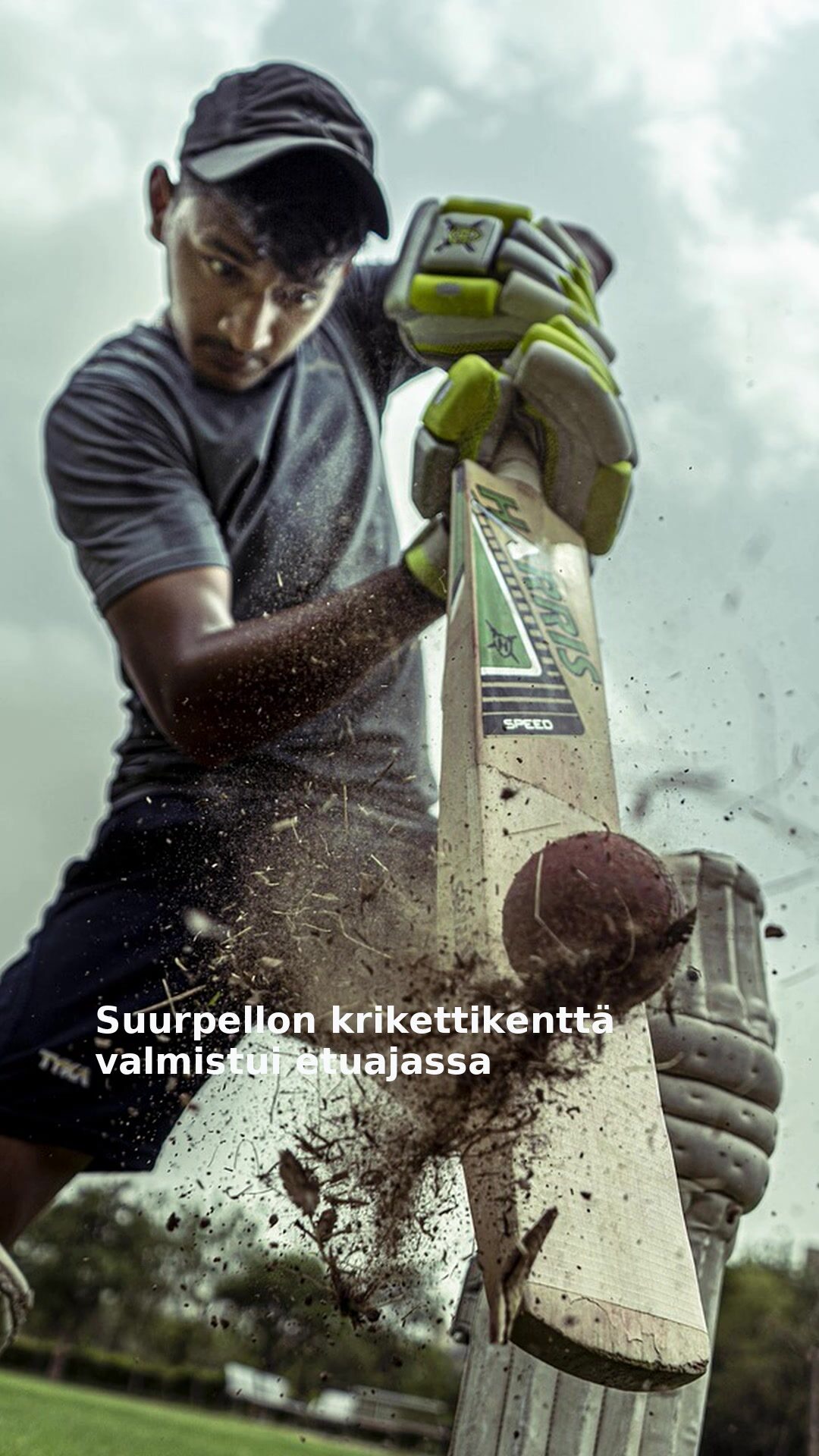 Suurpellon krikettikenttä valmistui etuajassa