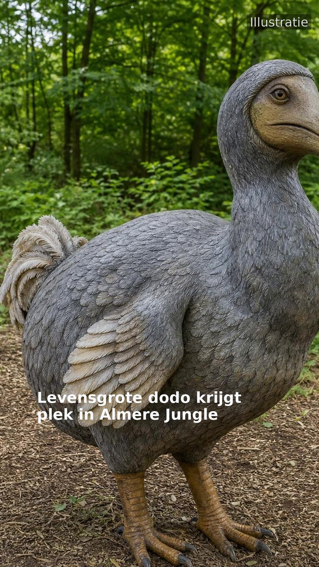 Levensgrote dodo krijgt plek in Almere Jungle