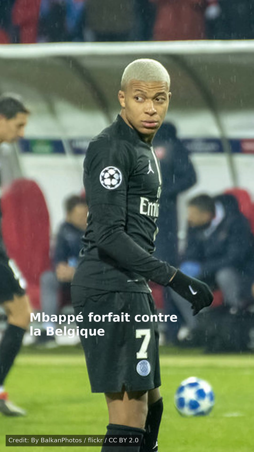 Mbappé forfait contre la Belgique