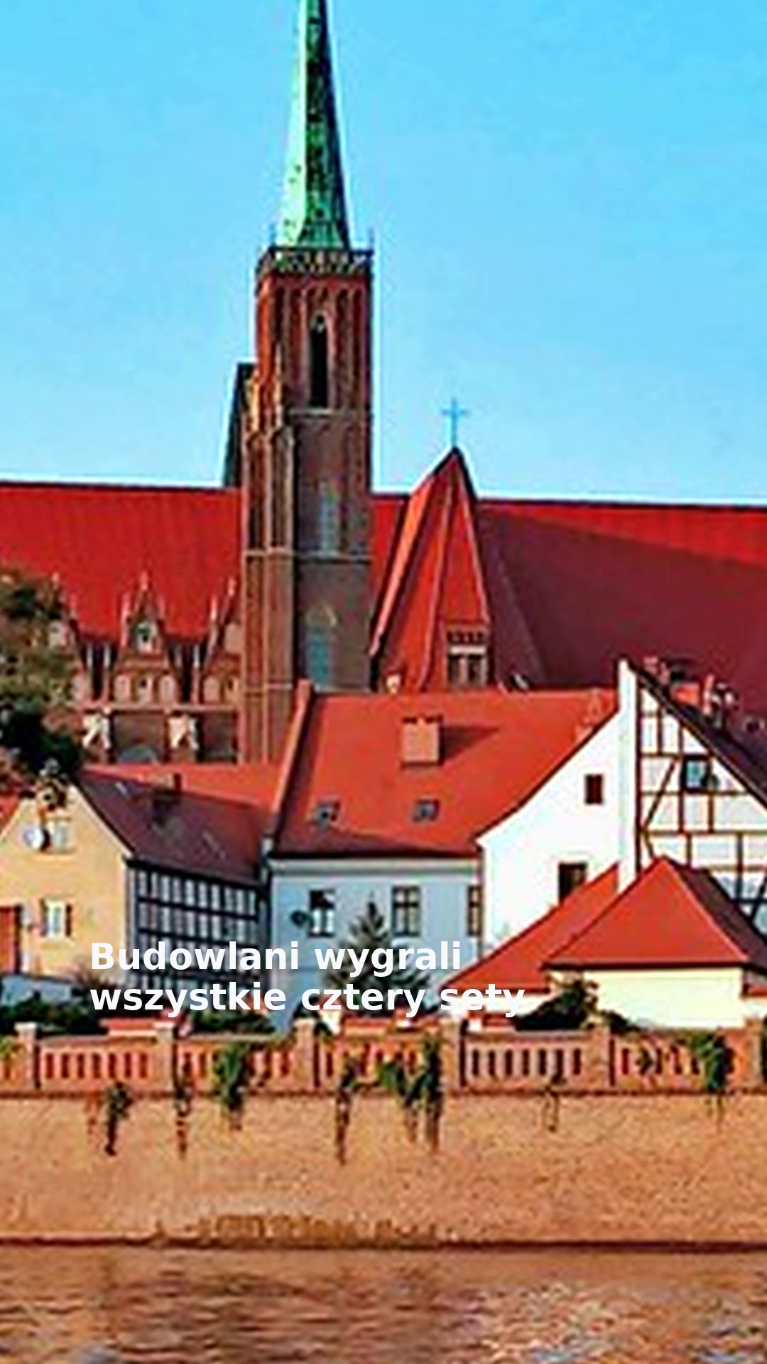 Budowlani wygrali wszystkie cztery sety
