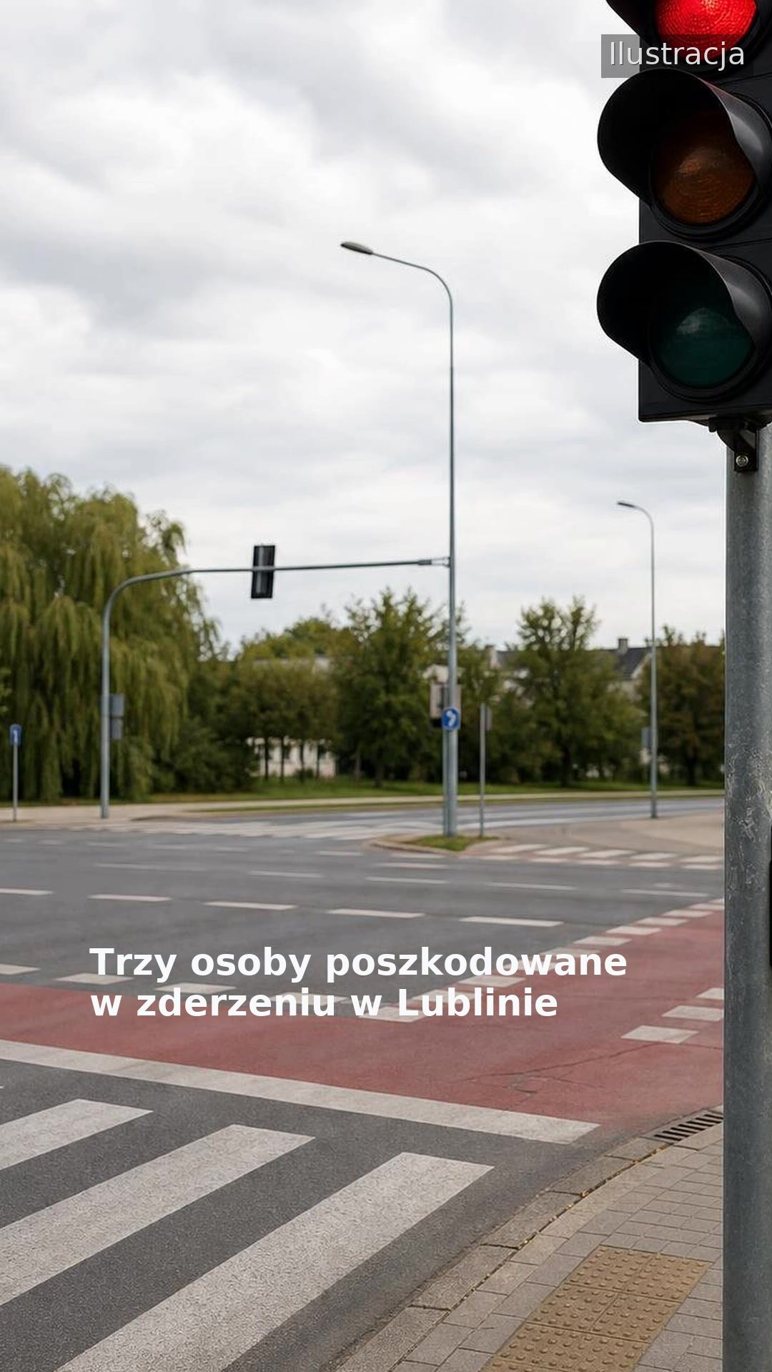 Trzy osoby poszkodowane w zderzeniu w Lublinie