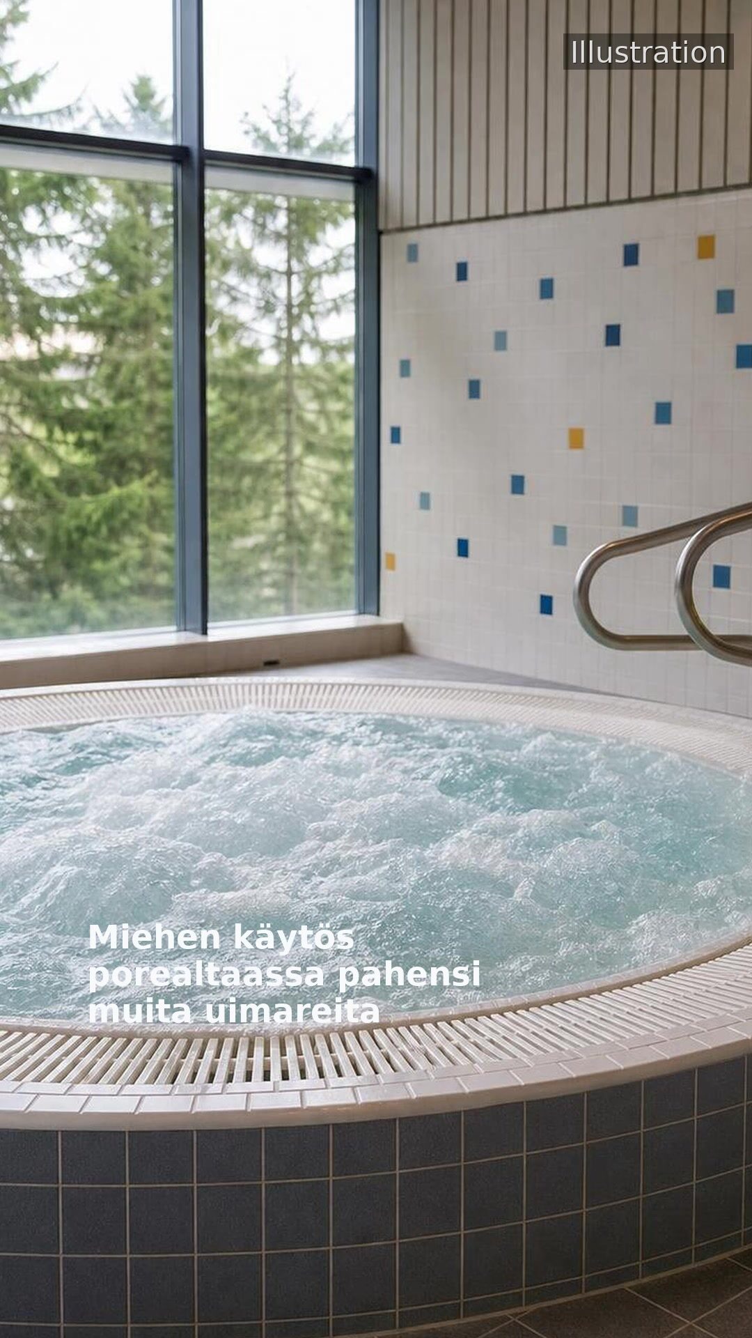 Miehen käytös porealtaassa pahensi muita uimareita