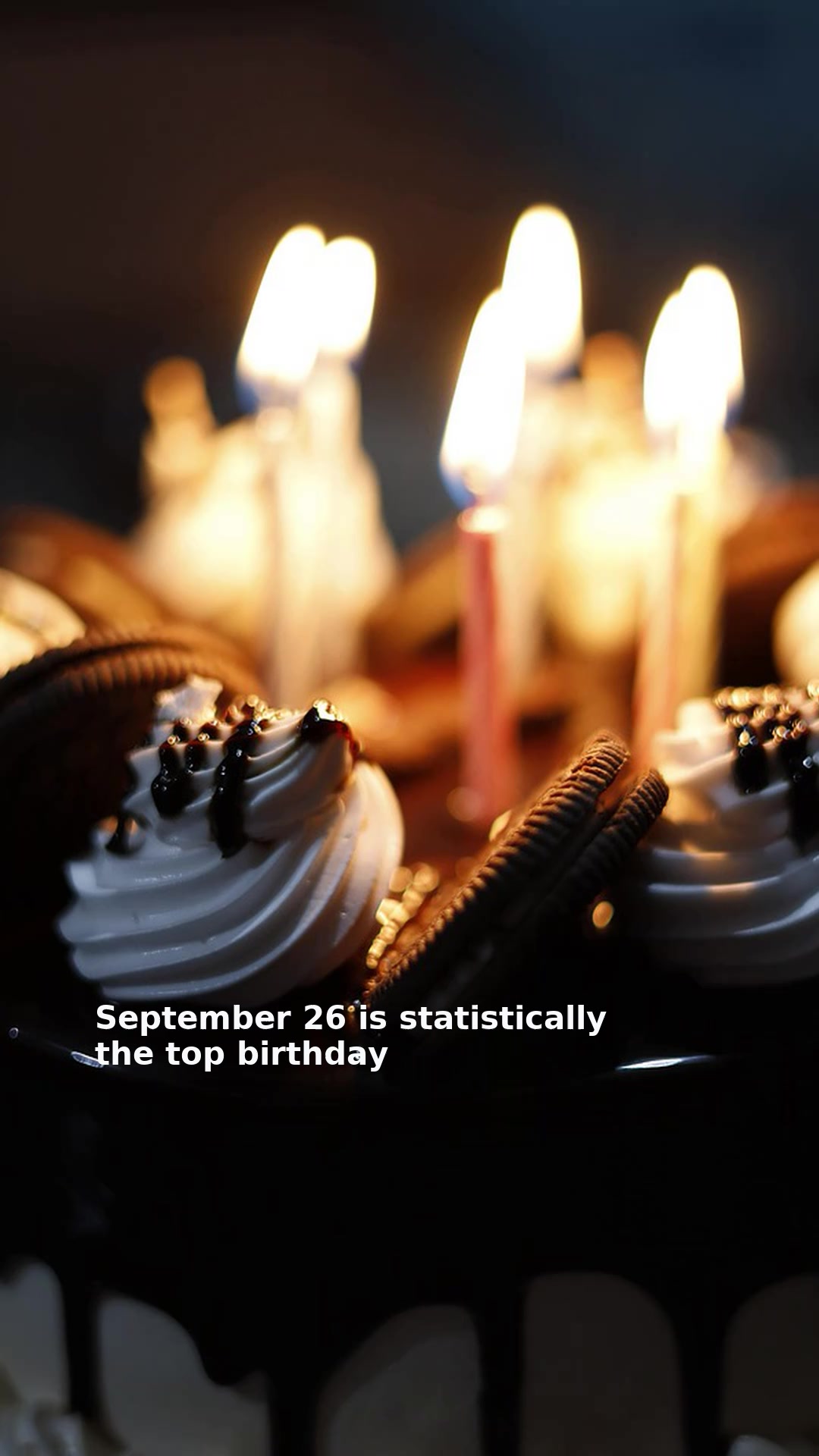 September 26 is statistically the top birthday