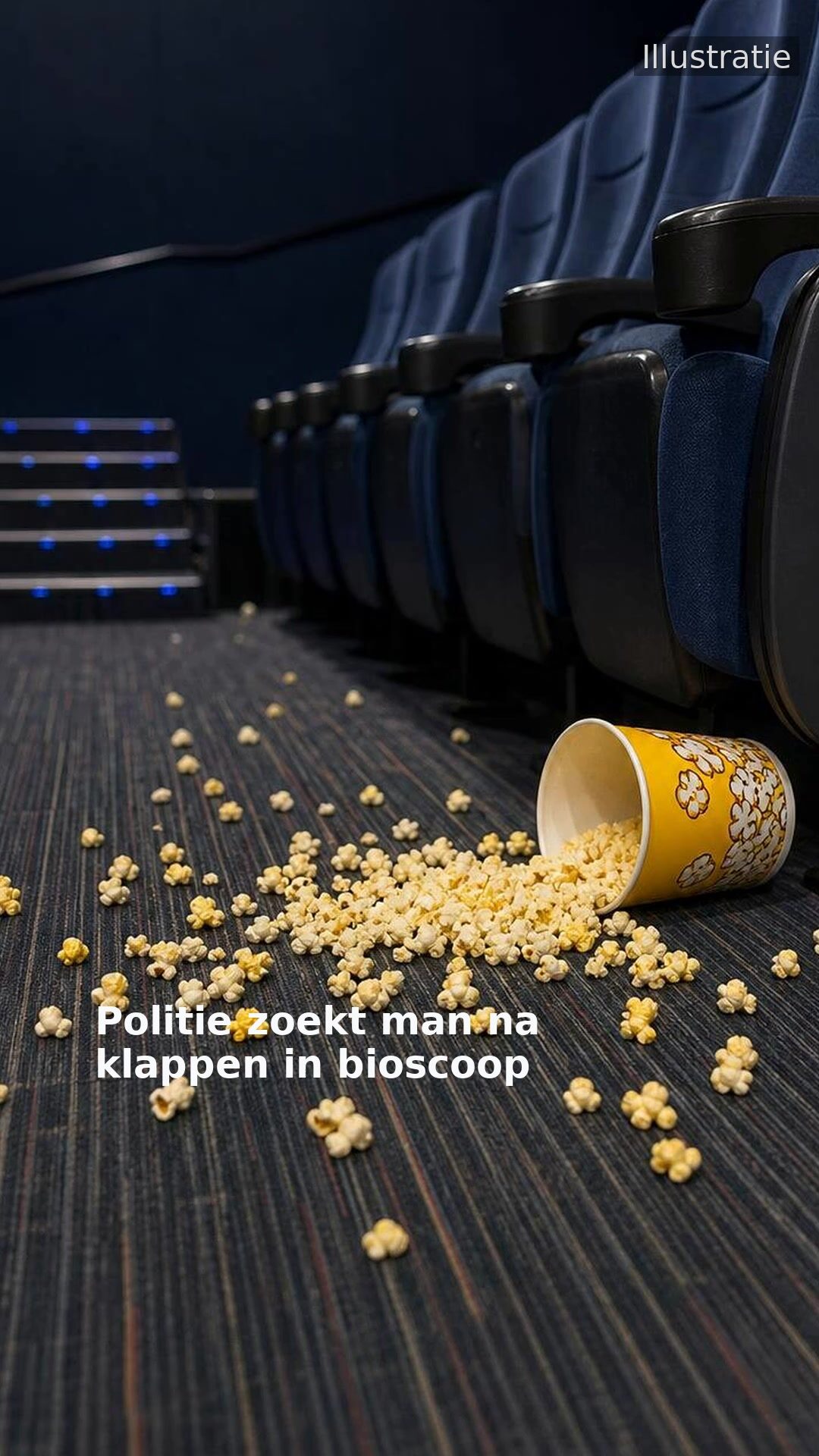 Politie zoekt man na klappen in bioscoop