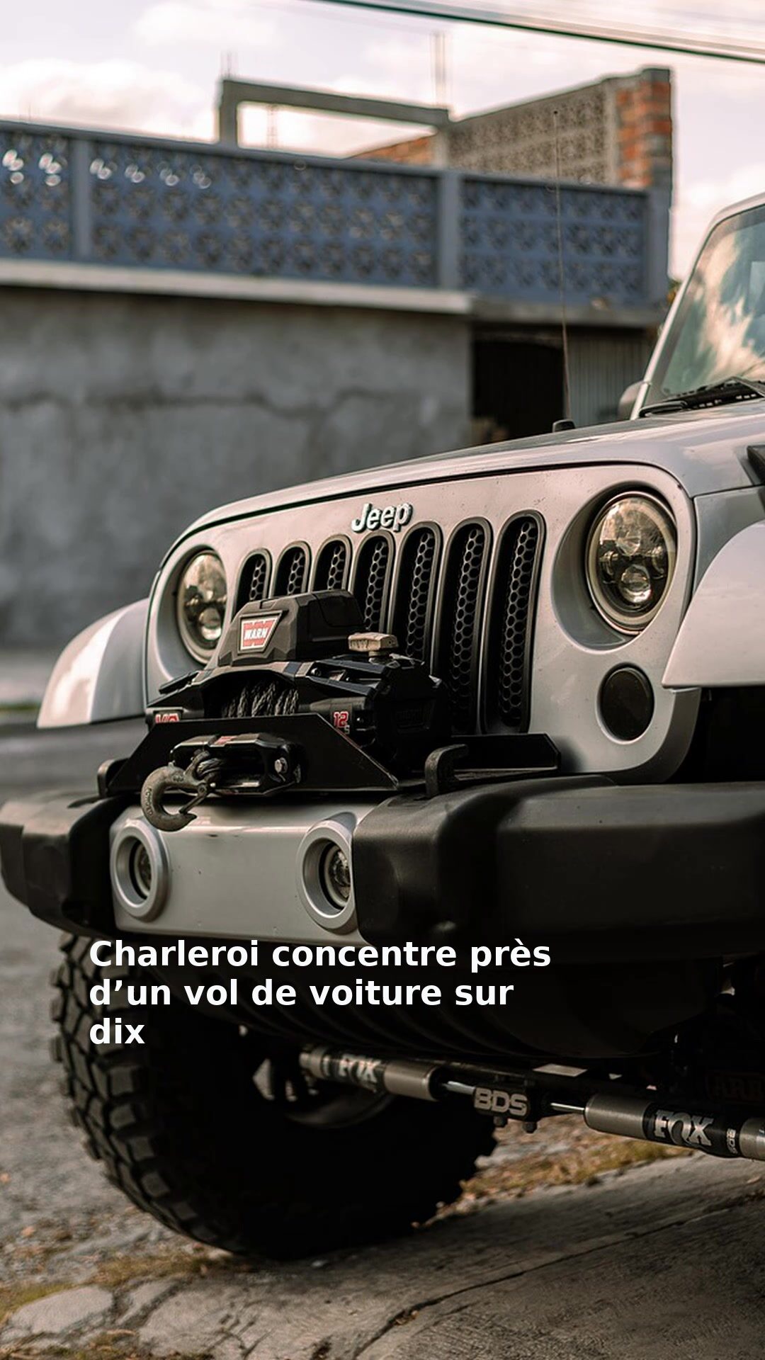 Charleroi concentre près d’un vol de voiture sur dix