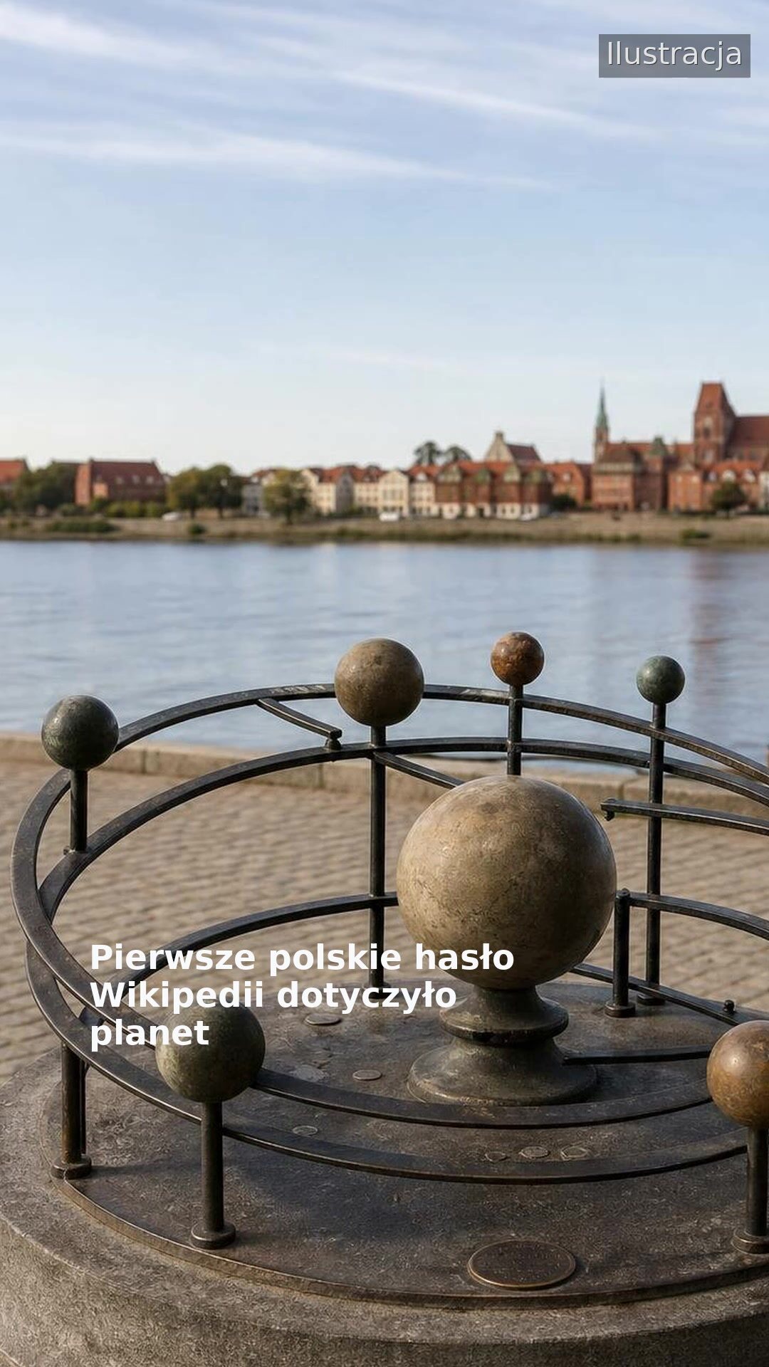 Pierwsze polskie hasło Wikipedii dotyczyło planet