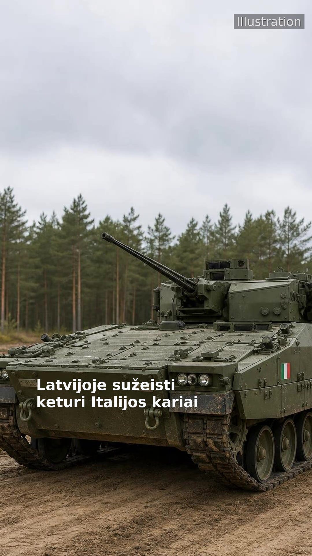 Latvijoje sužeisti keturi Italijos kariai
