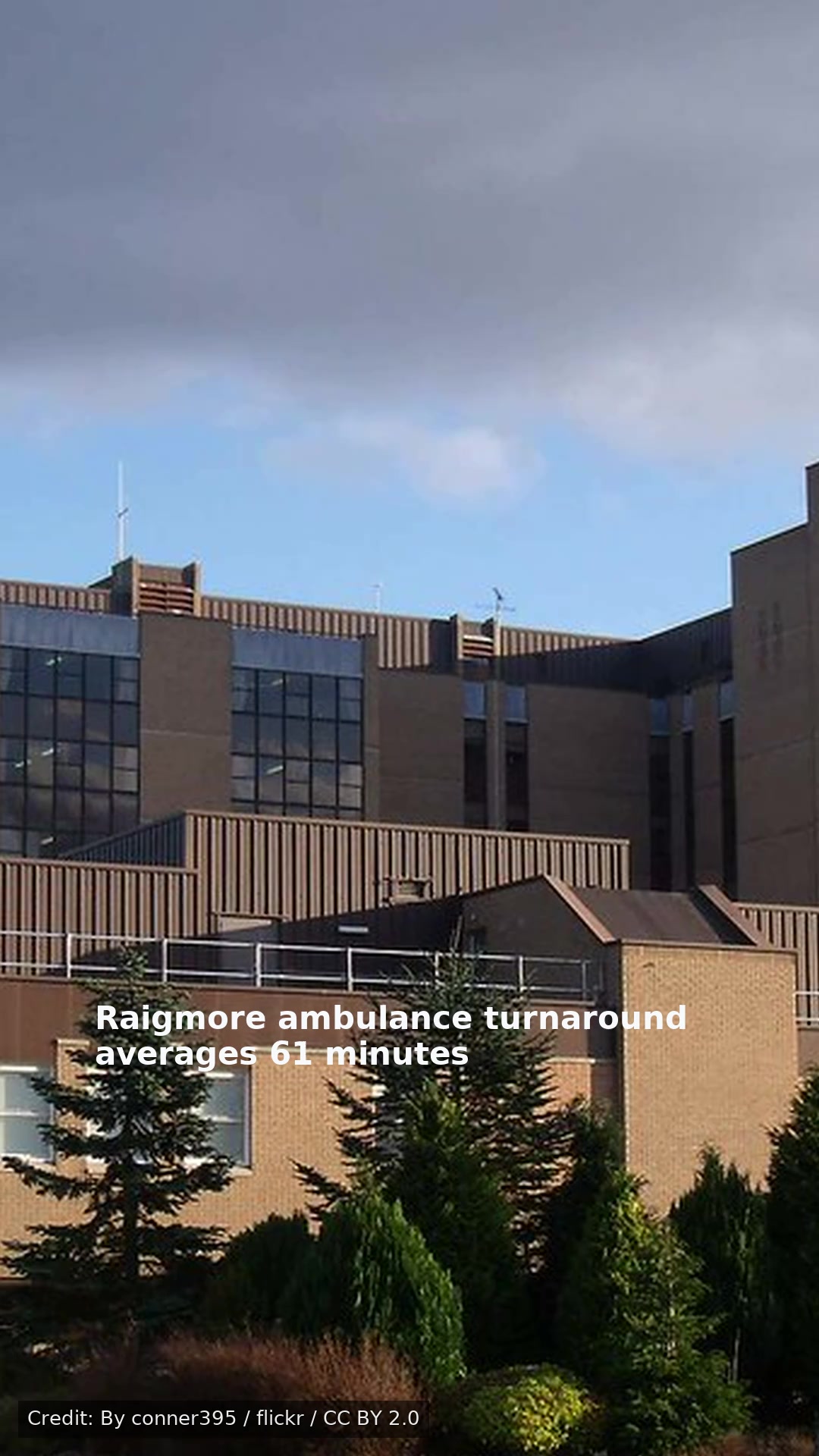 Raigmore ambulance turnaround averages 61 minutes