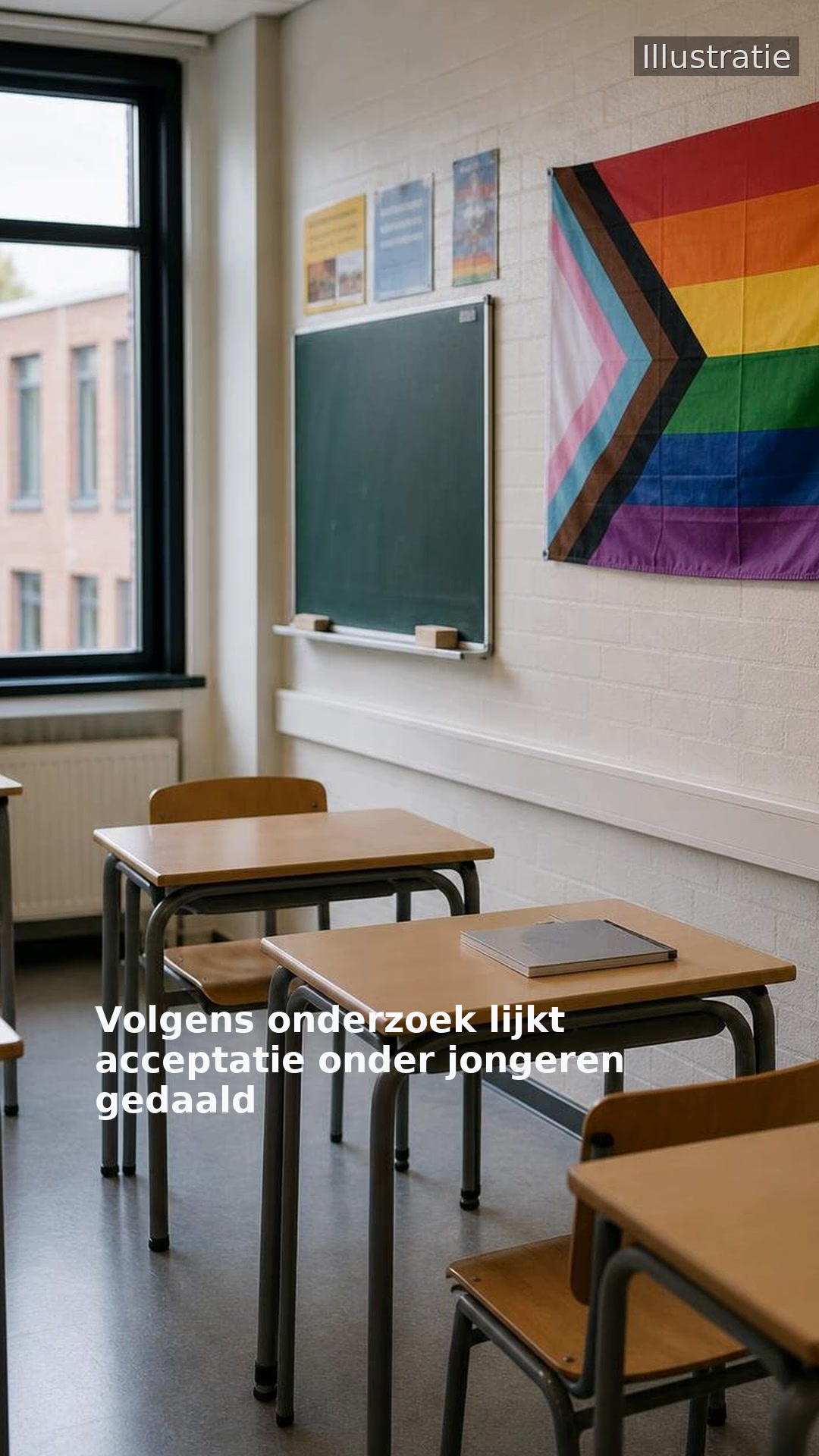 Volgens onderzoek lijkt acceptatie onder jongeren gedaald