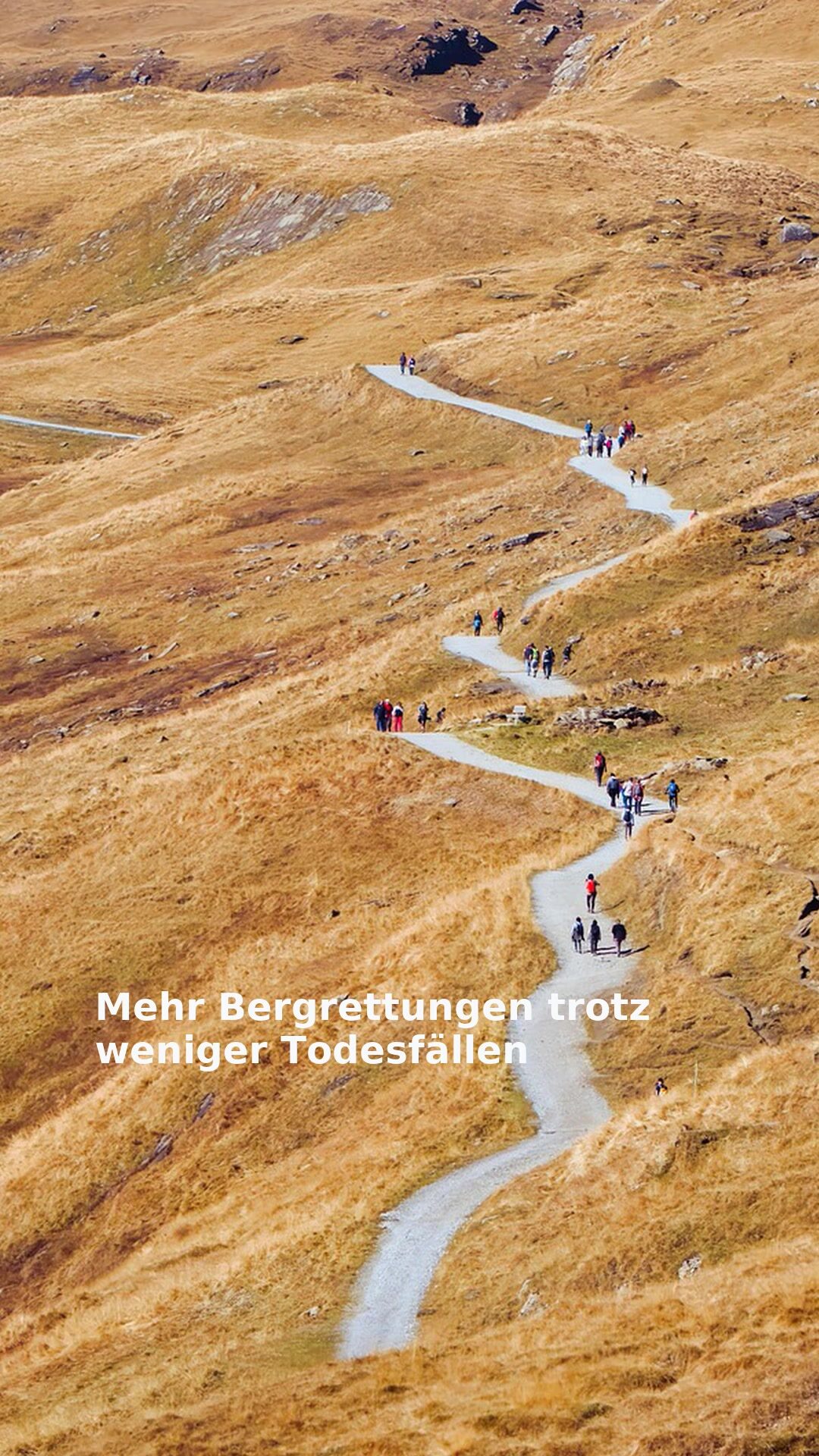Mehr Bergrettungen trotz weniger Todesfällen