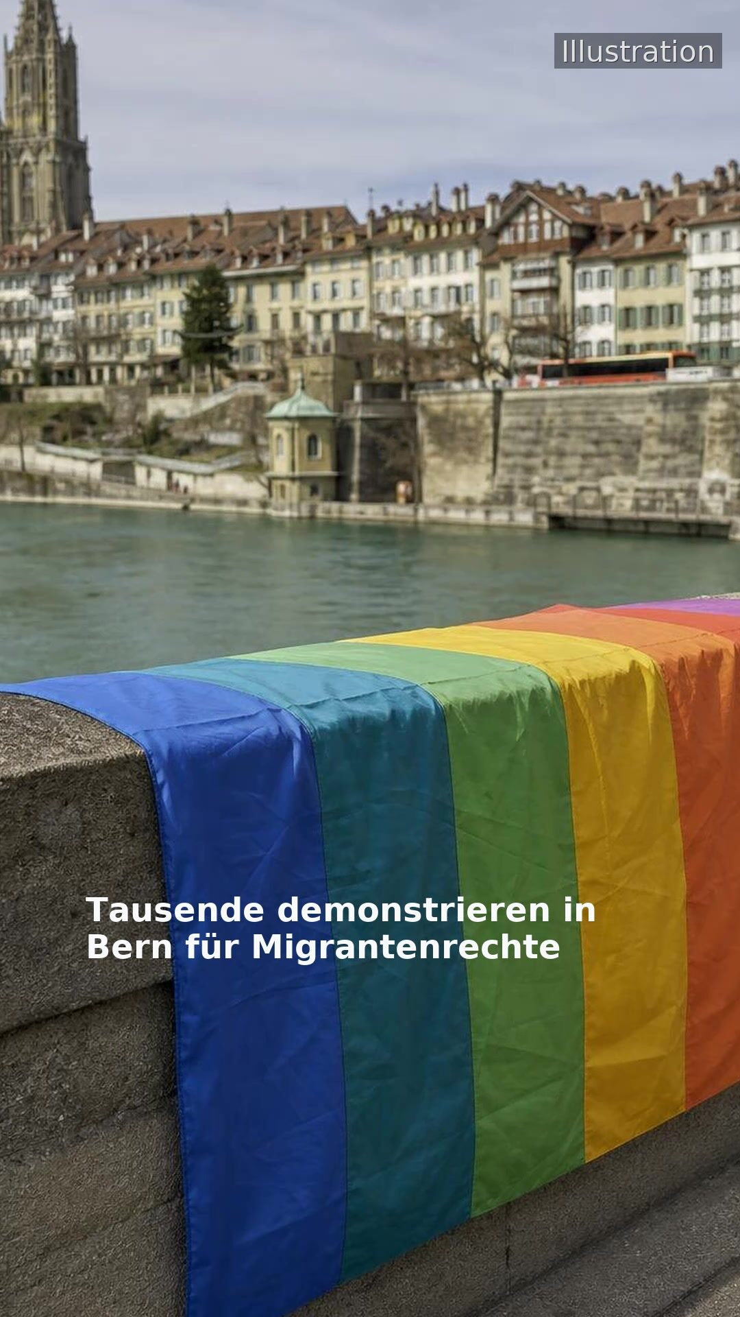 Tausende demonstrieren in Bern für Migrantenrechte