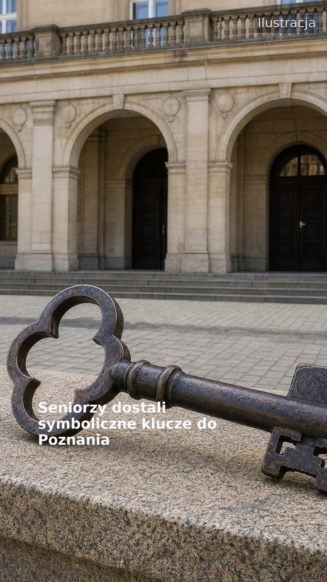 Seniorzy dostali symboliczne klucze do Poznania