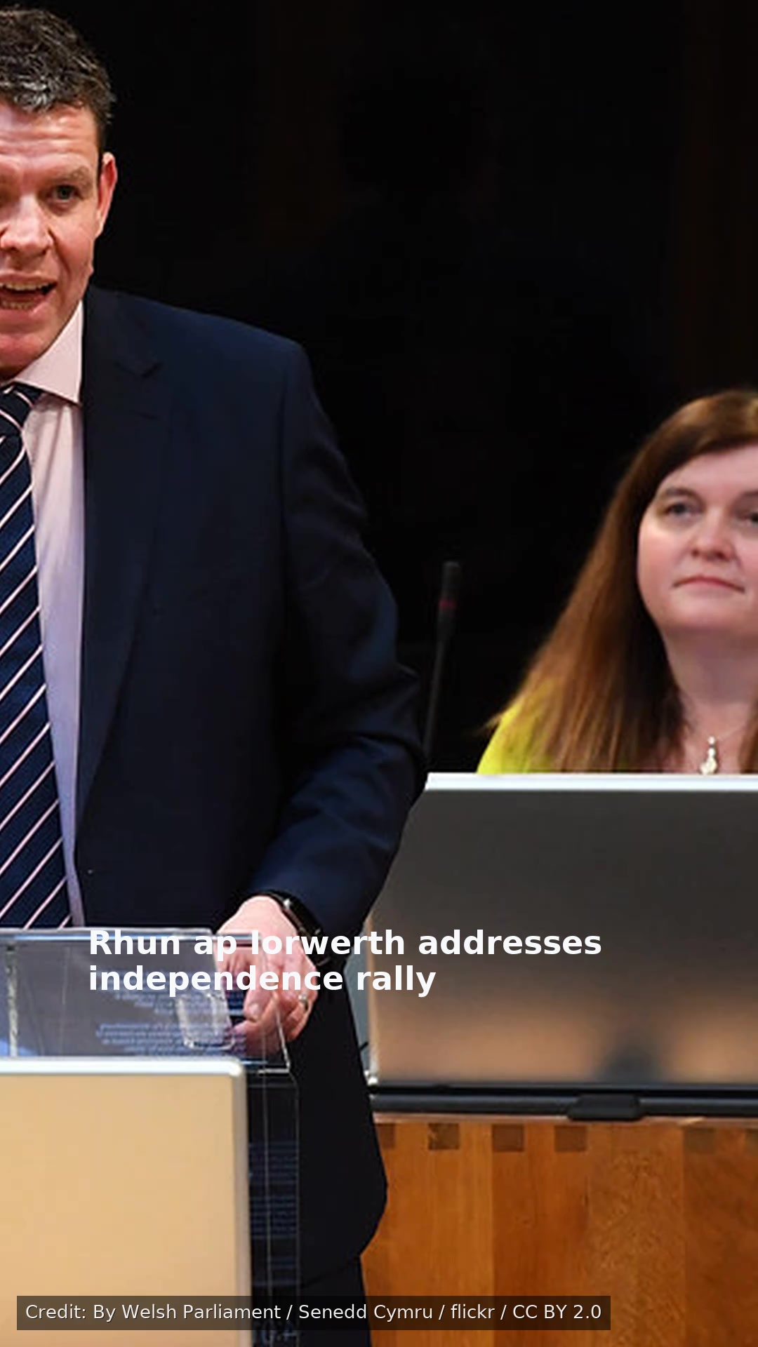Rhun ap Iorwerth addresses independence rally