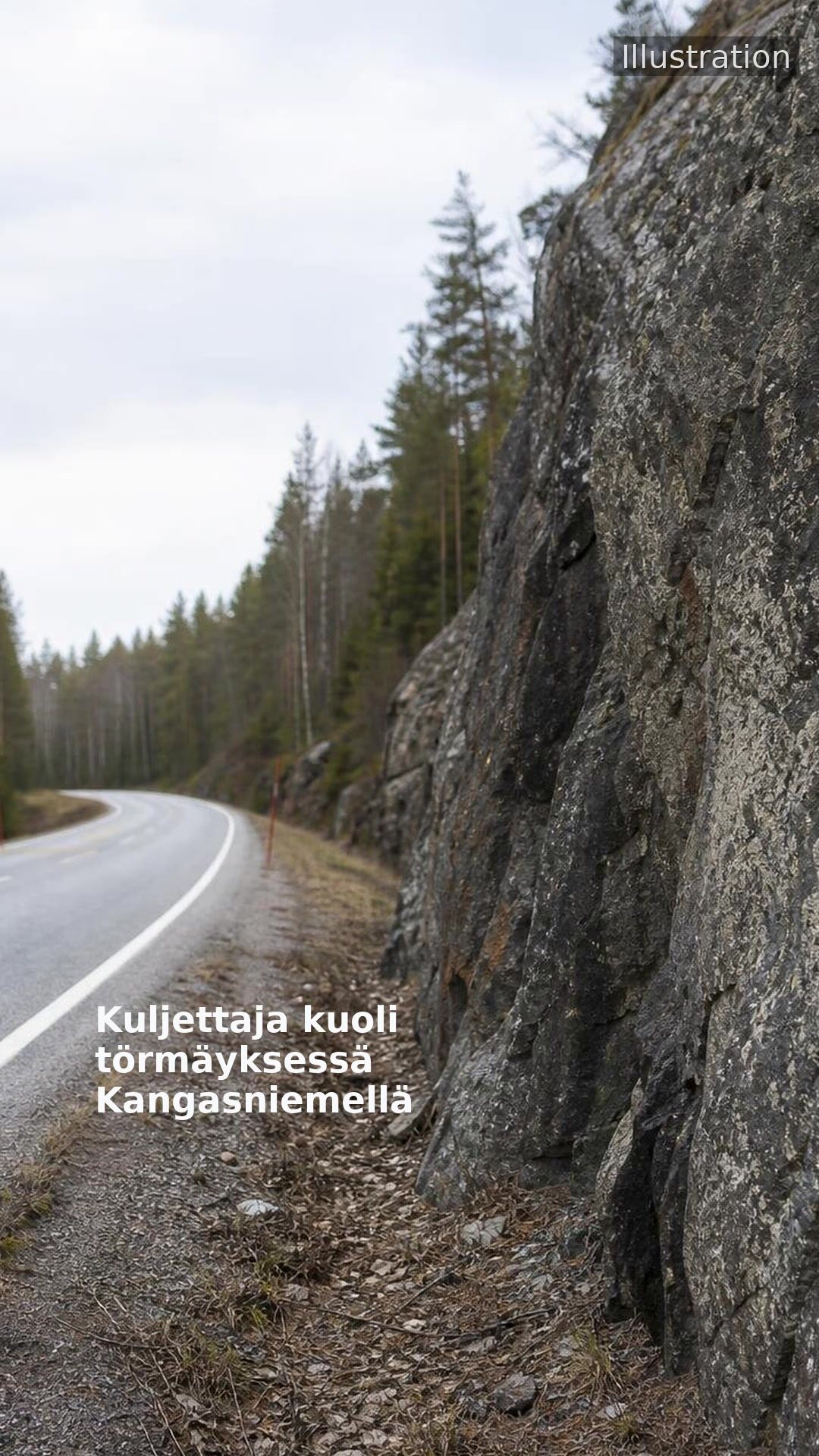 Kuljettaja kuoli törmäyksessä Kangasniemellä