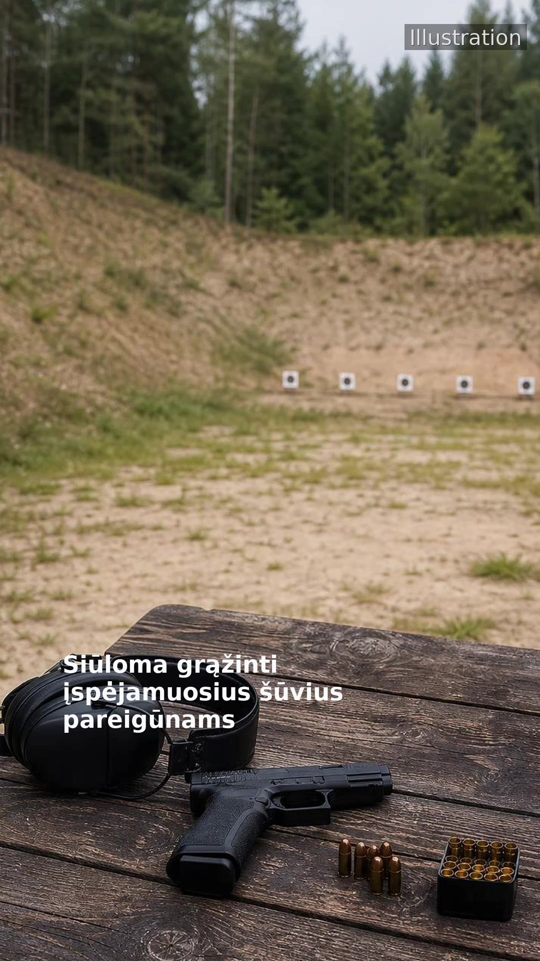 Siūloma grąžinti įspėjamuosius šūvius pareigūnams